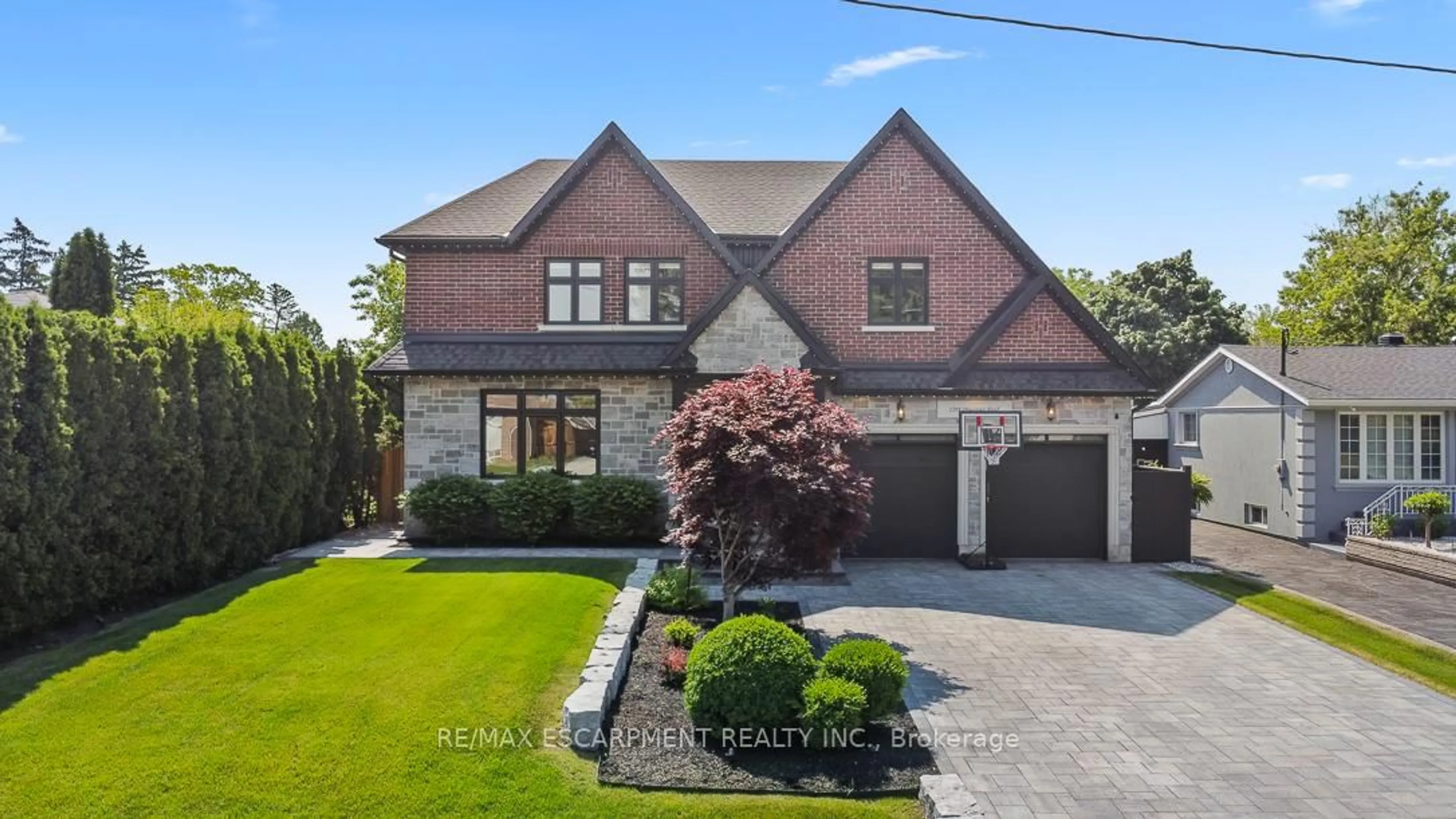 Home with brick exterior material, street for 1298 Pinegrove Rd, Oakville Ontario L6L 2X3