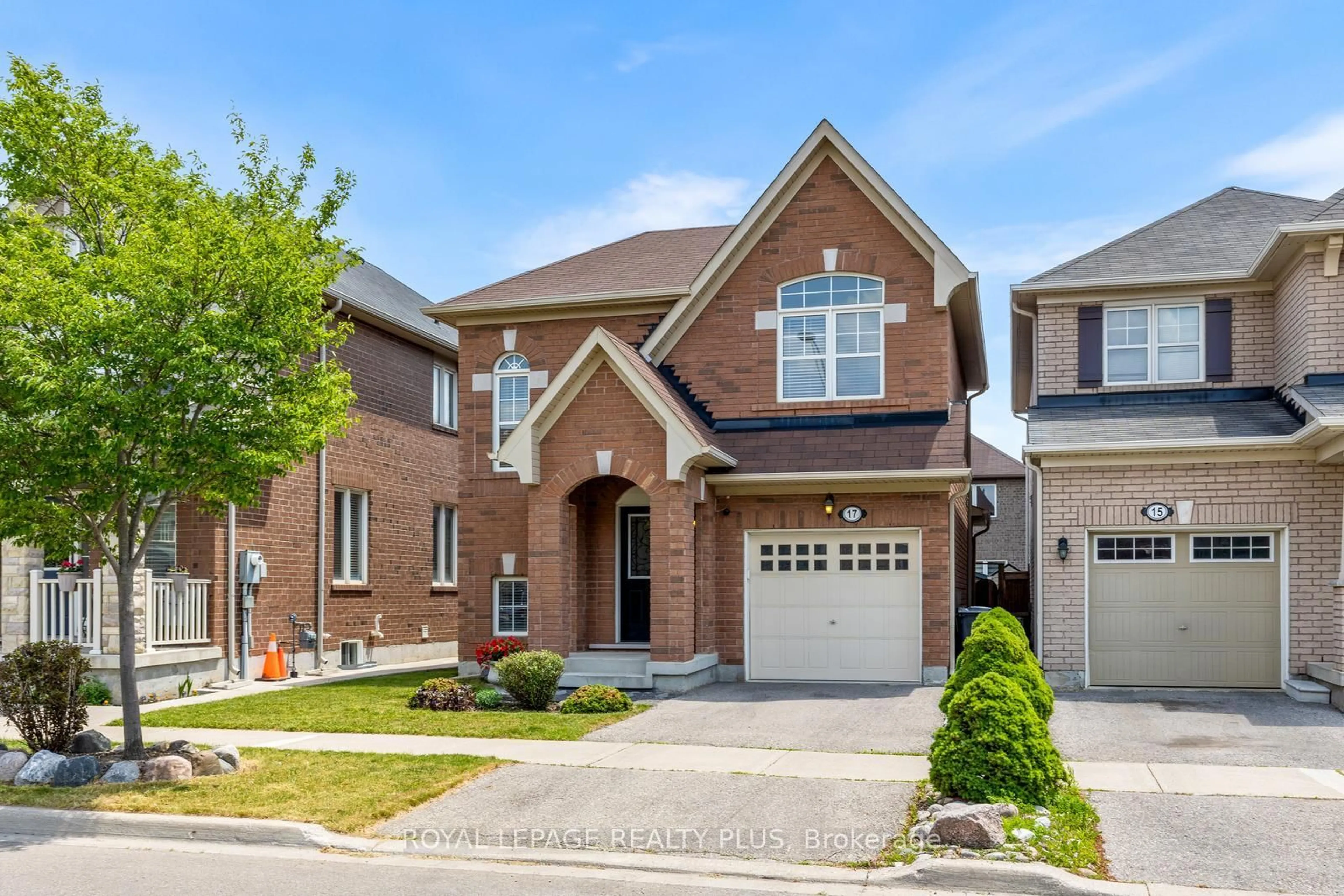 Home with brick exterior material, street for 17 Francis Lundy St, Brampton Ontario L6Y 4X8