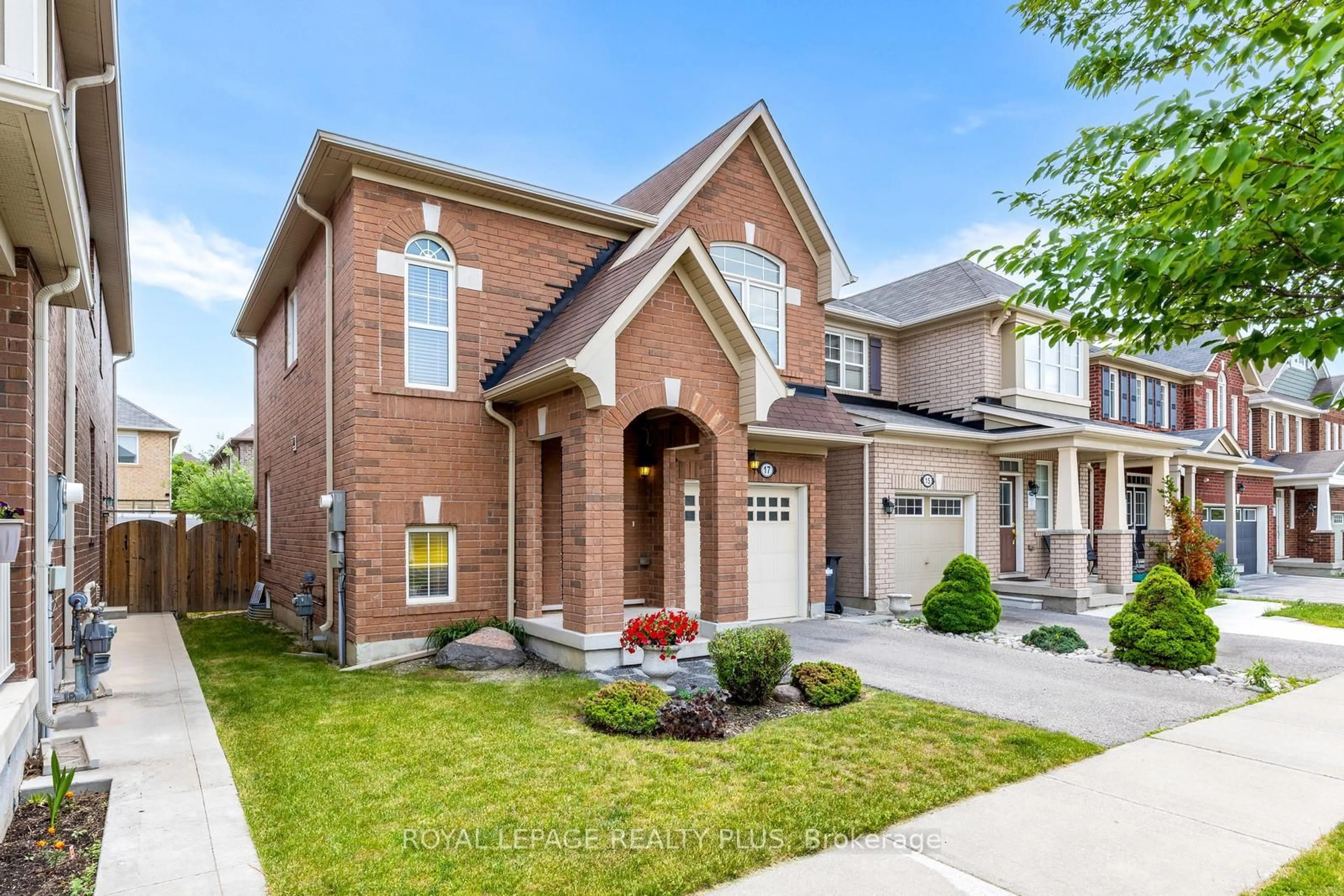 Home with brick exterior material, street for 17 Francis Lundy St, Brampton Ontario L6Y 4X8
