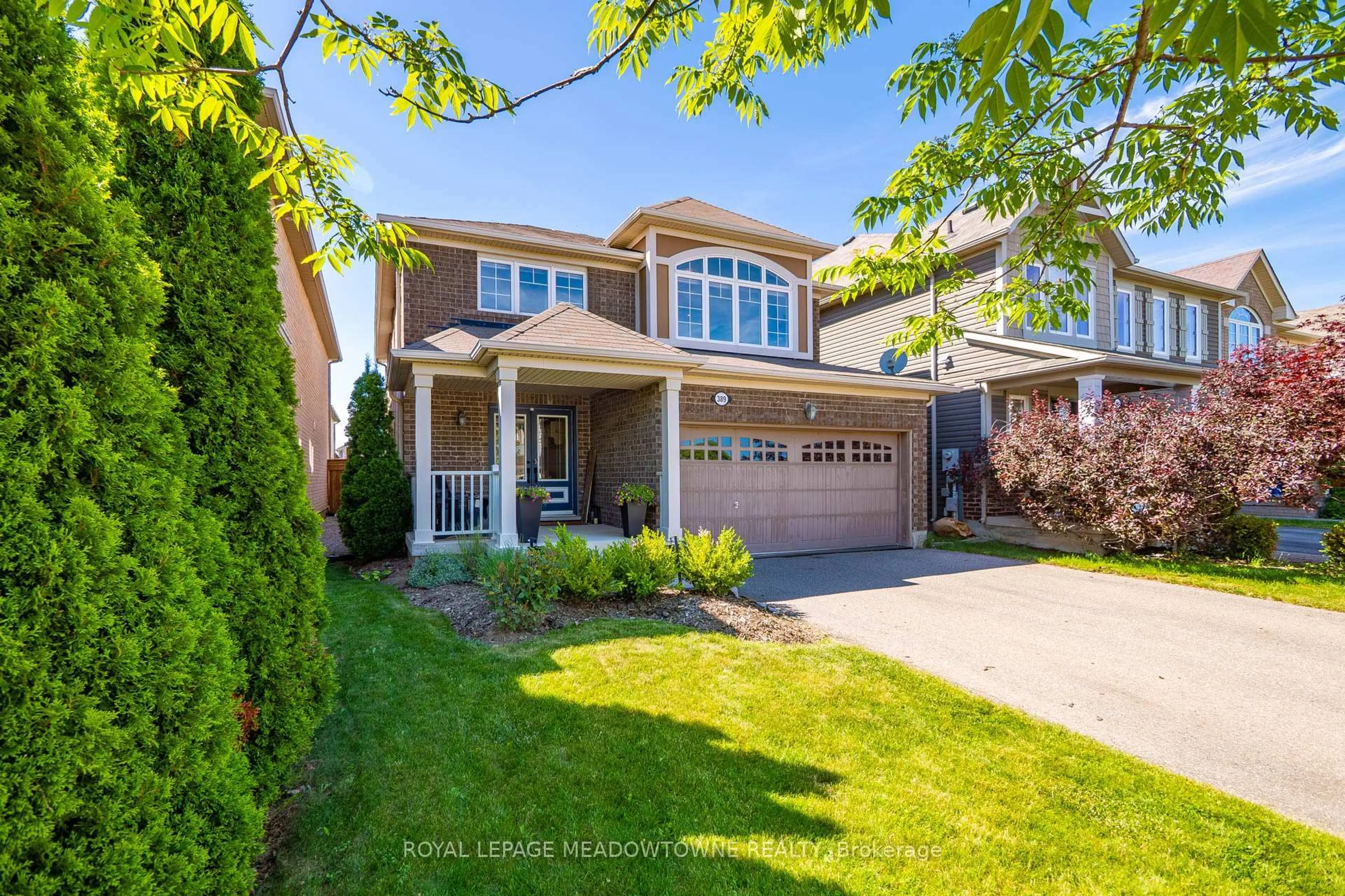 Home with brick exterior material, street for 389 Nakerville Cres, Milton Ontario L9T 7V1