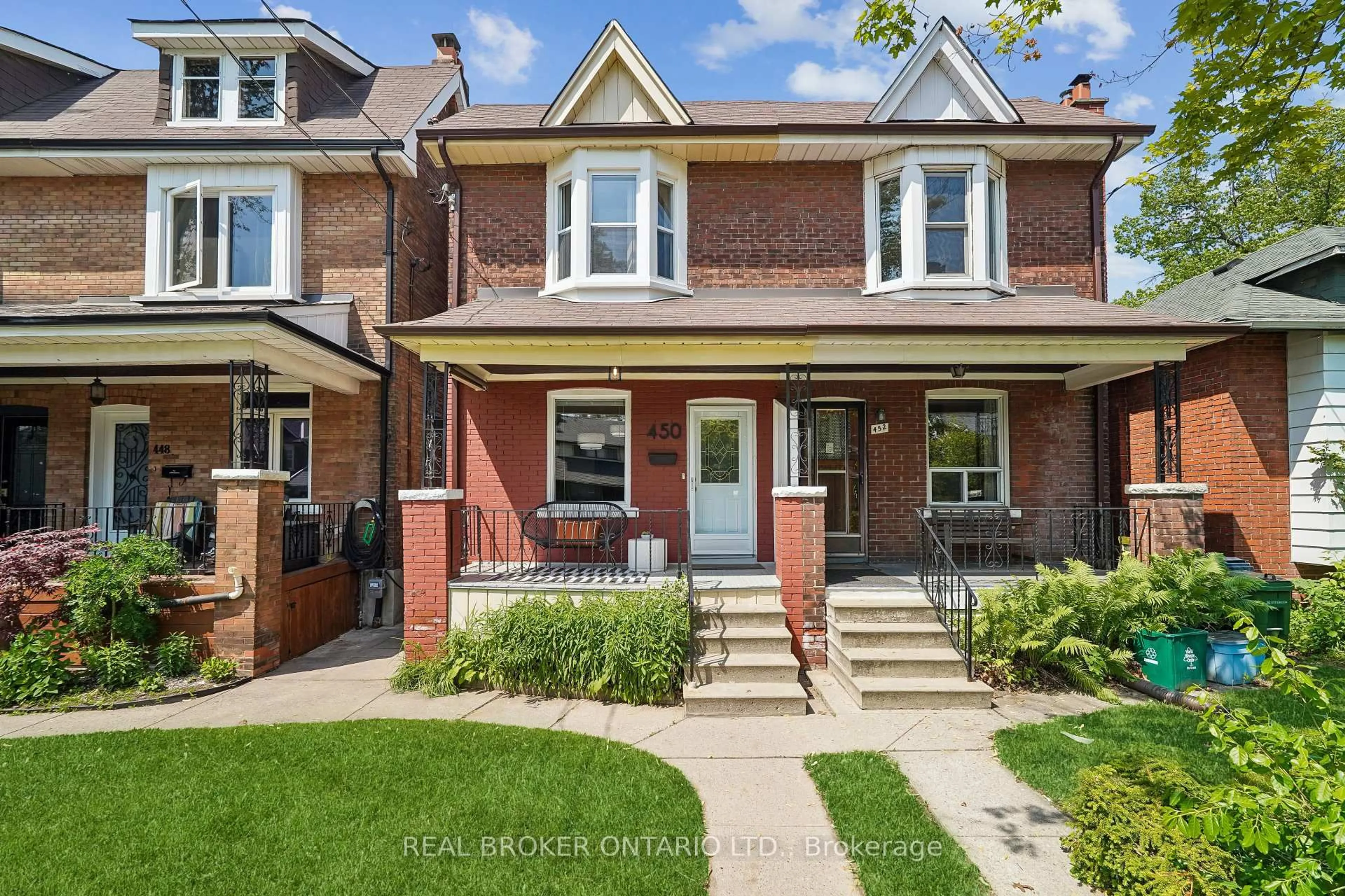 Home with brick exterior material, street for 450 Armadale Ave, Toronto Ontario M6S 3X9
