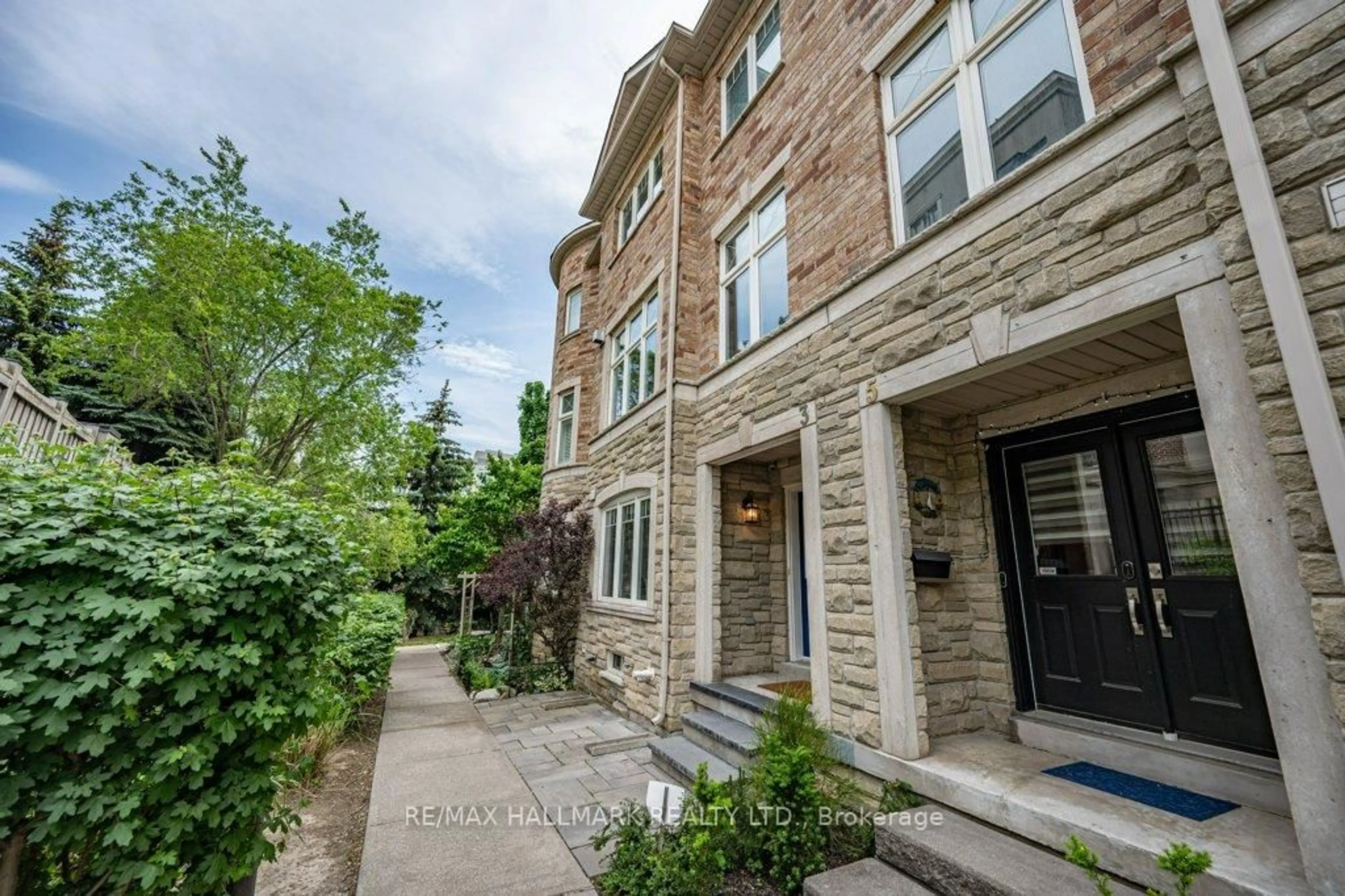 Home with brick exterior material, street for 3 Chimes Lane, Toronto Ontario M8Y 4H8