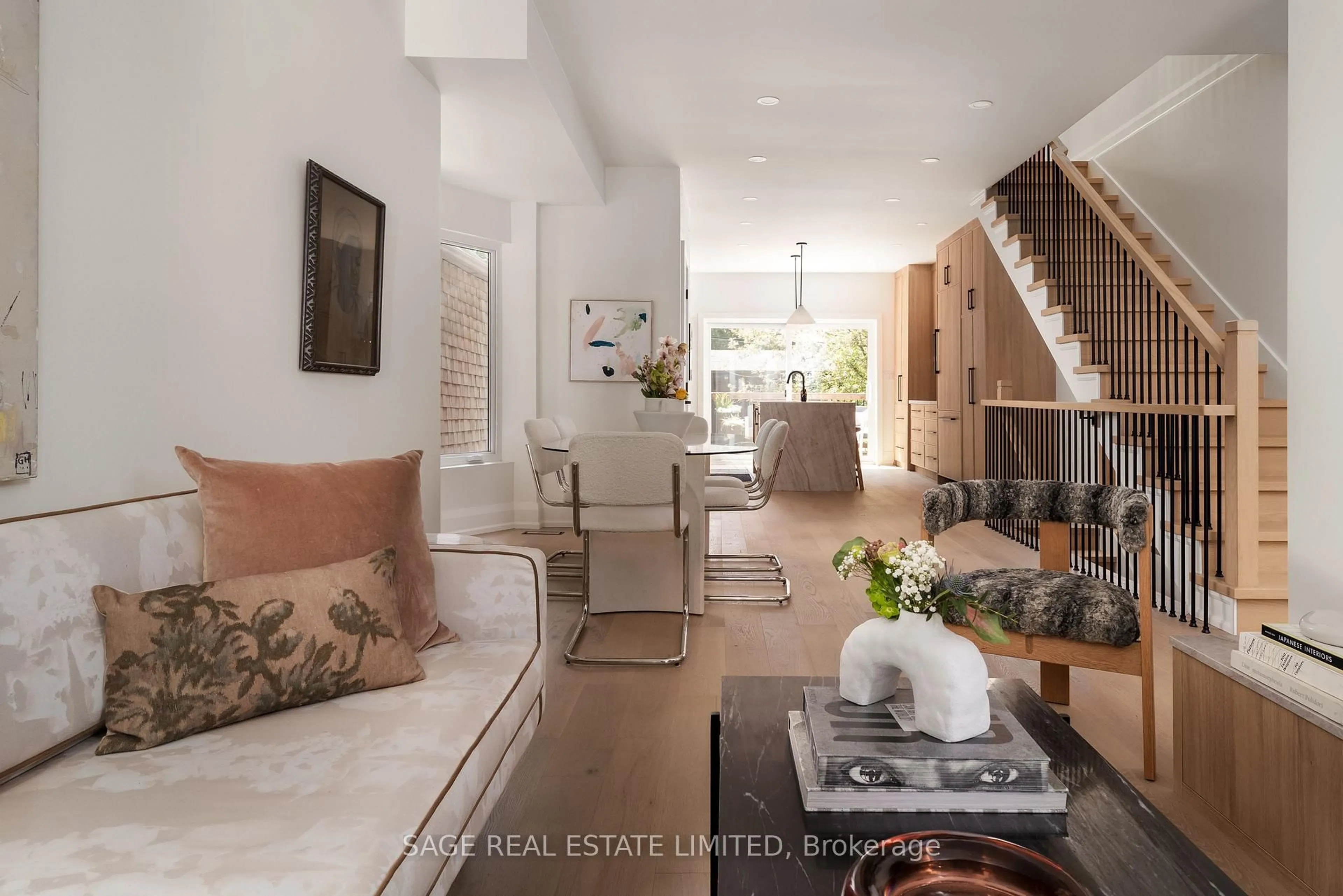 Living room with furniture, unknown for 21 Galley Ave, Toronto Ontario M6R 1G9