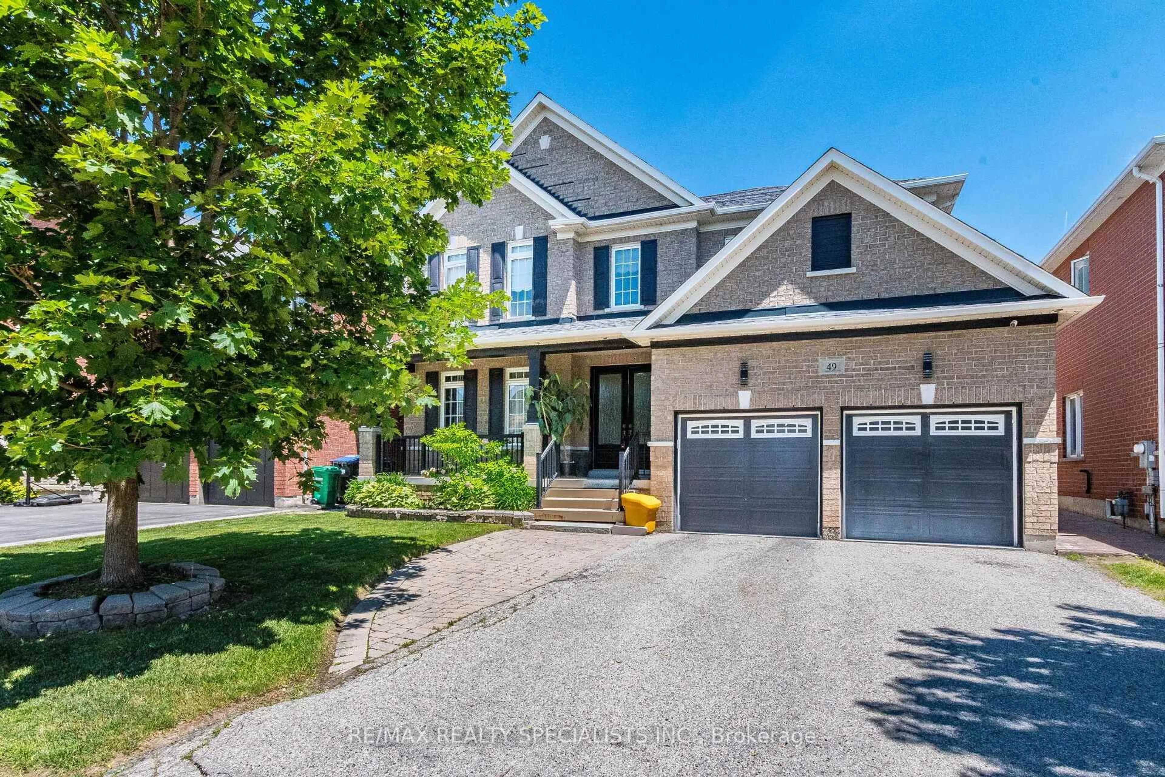 Home with brick exterior material, street for 49 Maisonneuve Blvd, Brampton Ontario L6P 1Y7