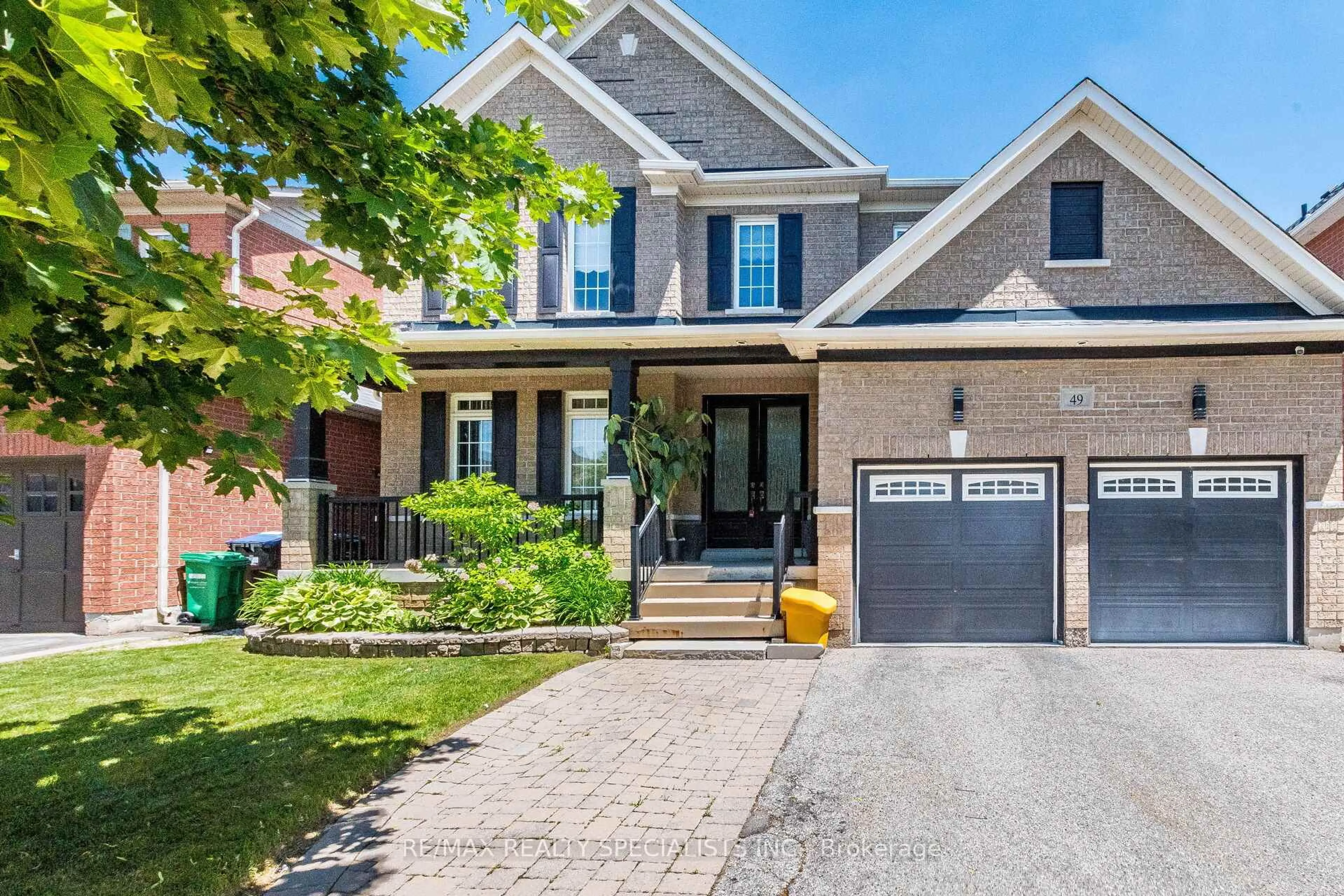 Home with brick exterior material, street for 49 Maisonneuve Blvd, Brampton Ontario L6P 1Y7