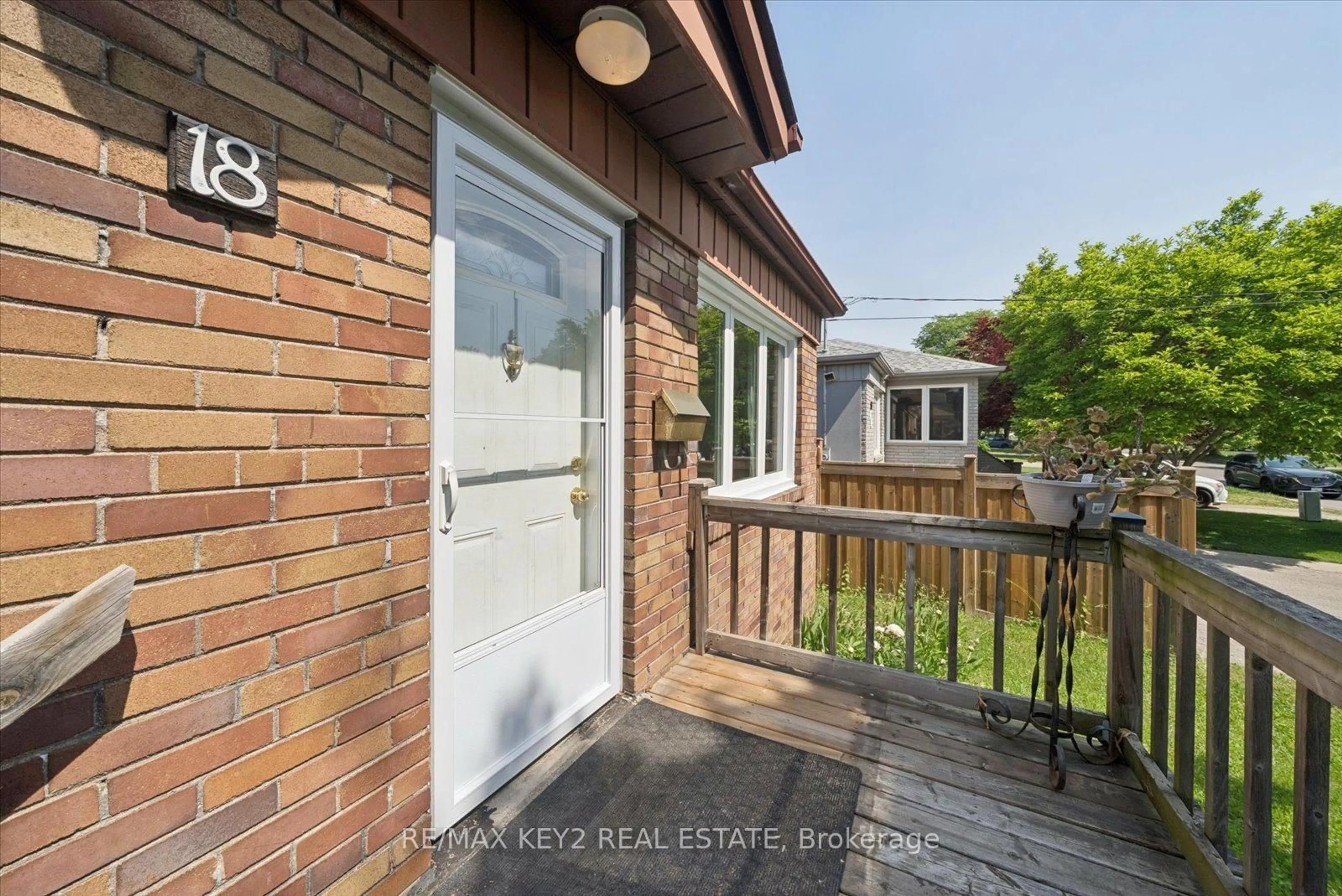 Home with brick exterior material, street for 18 Jodphur Ave, Toronto Ontario M9M 2J4