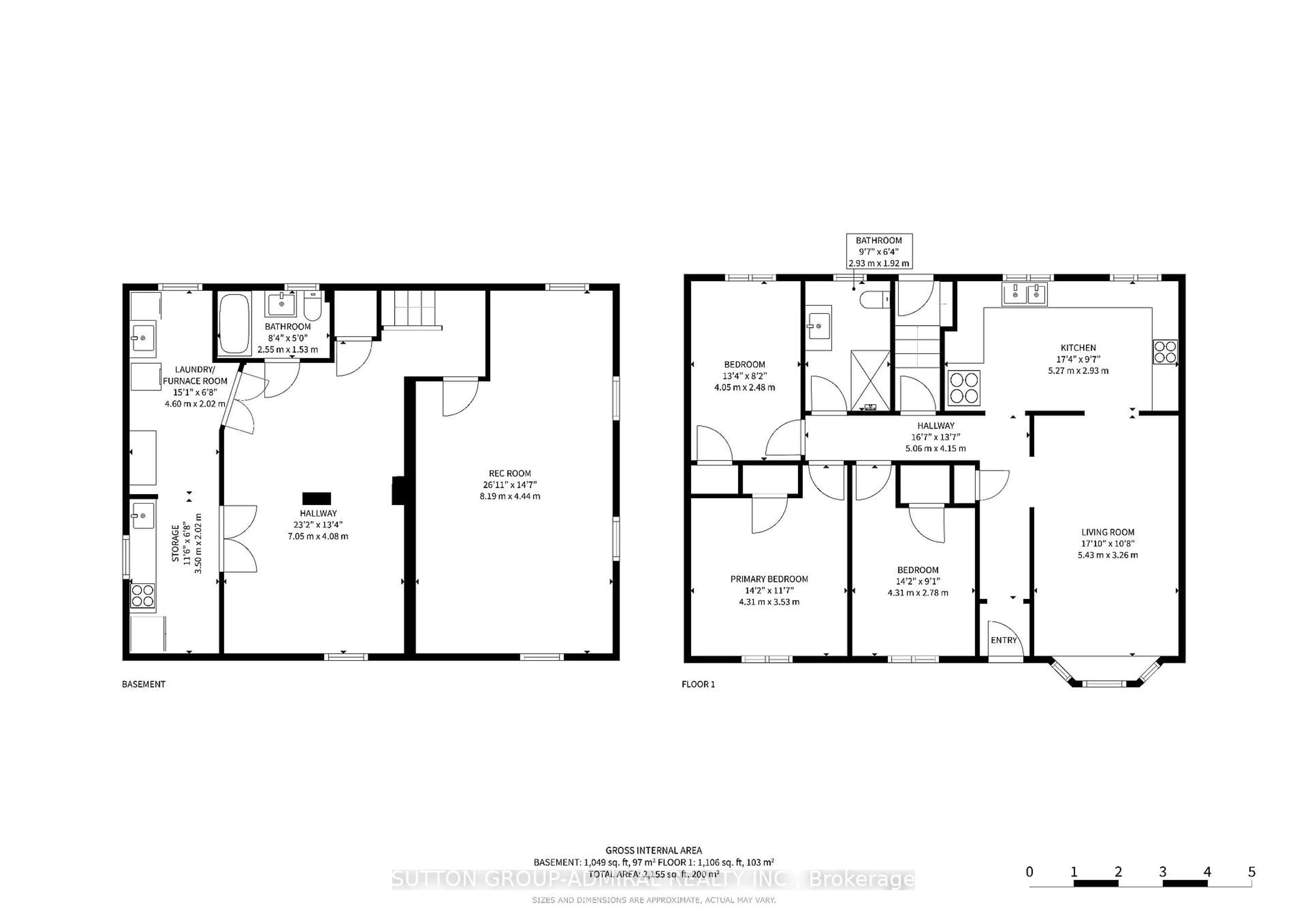 Floor plan for 34 Paragon Rd, Toronto Ontario M9R 1J8