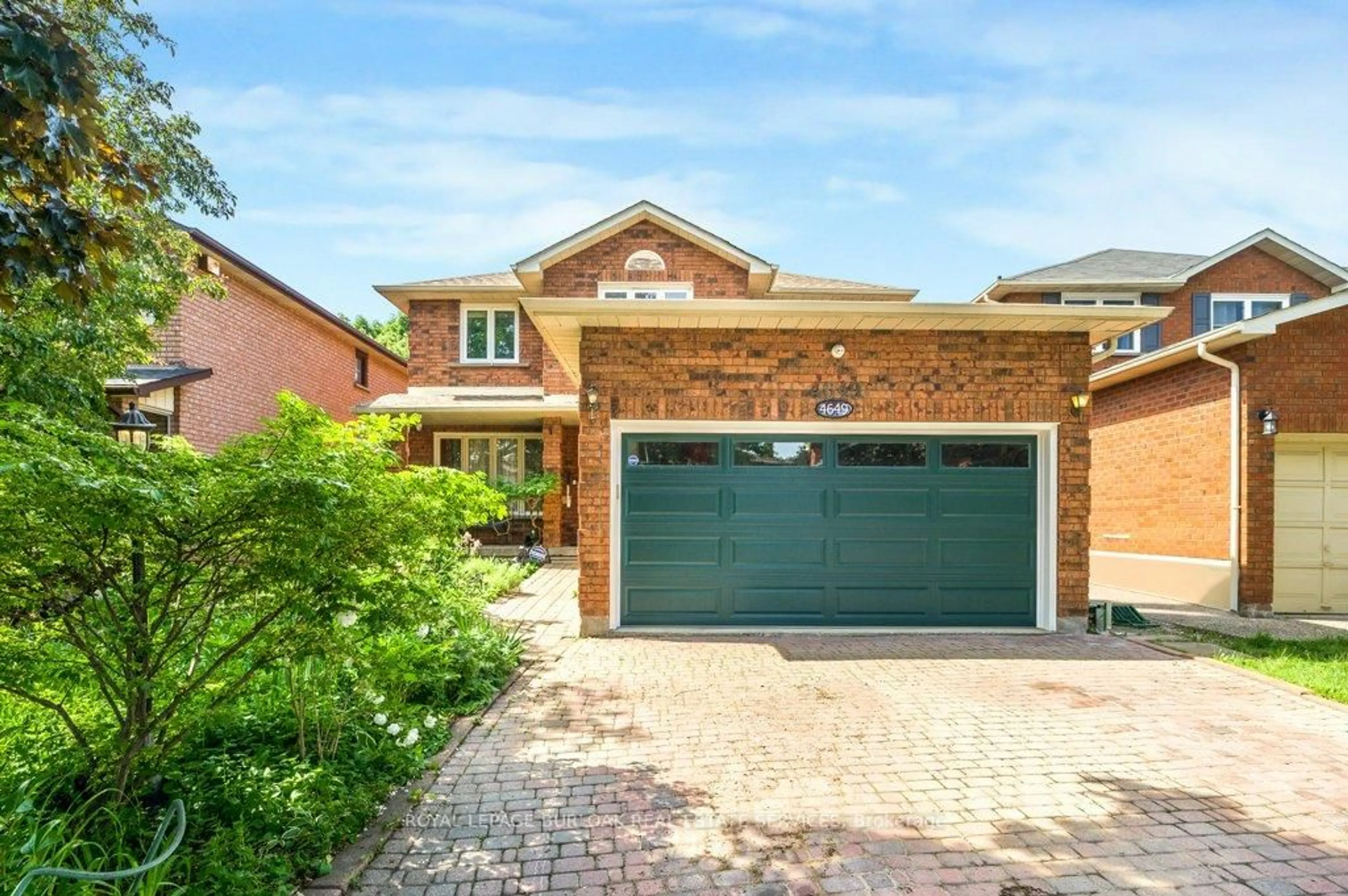 Home with brick exterior material, street for 4649 The Gallops, Mississauga Ontario L5M 3A5