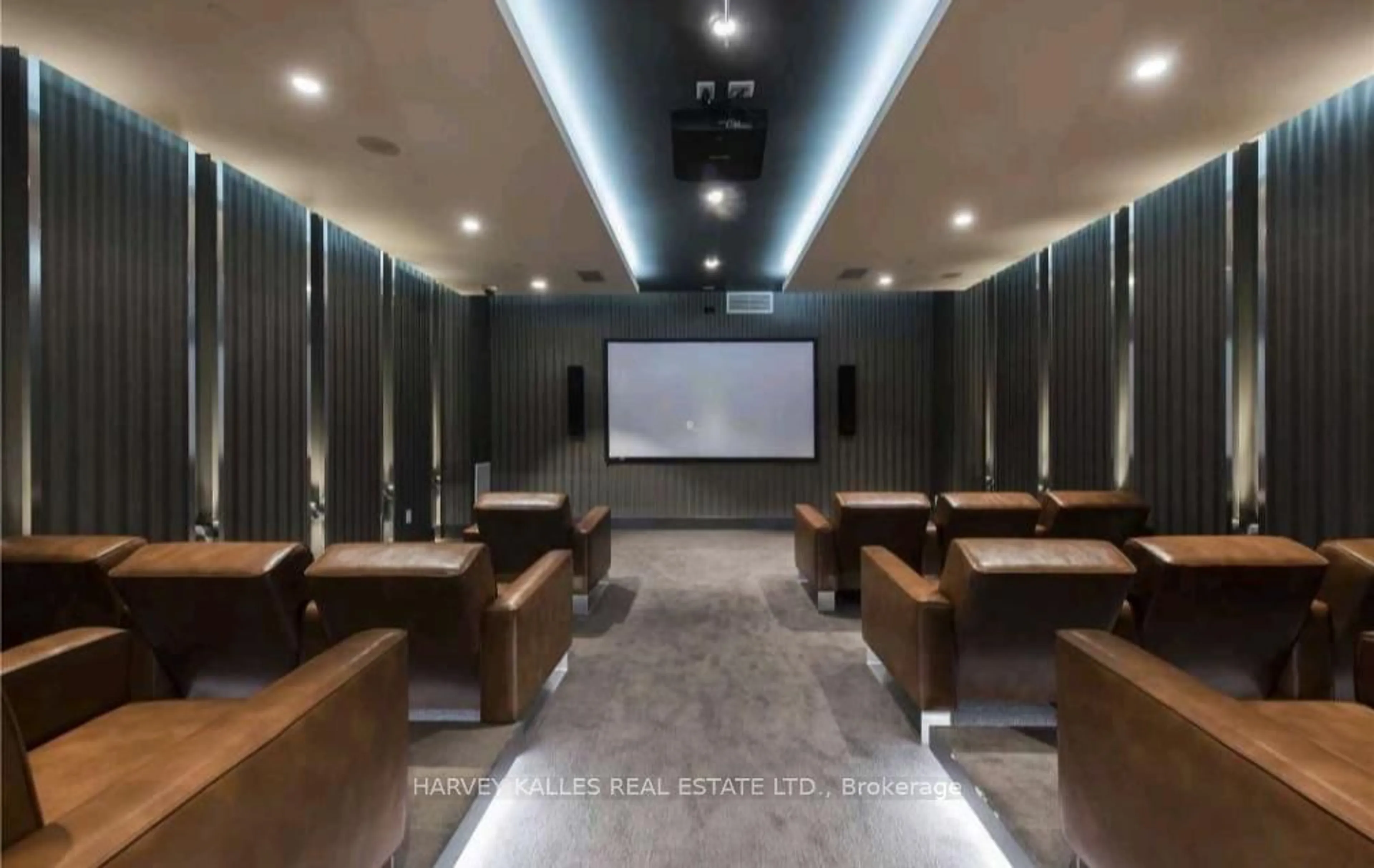 Home theater for 1830 Bloor St #741, Toronto Ontario M6P 3K6