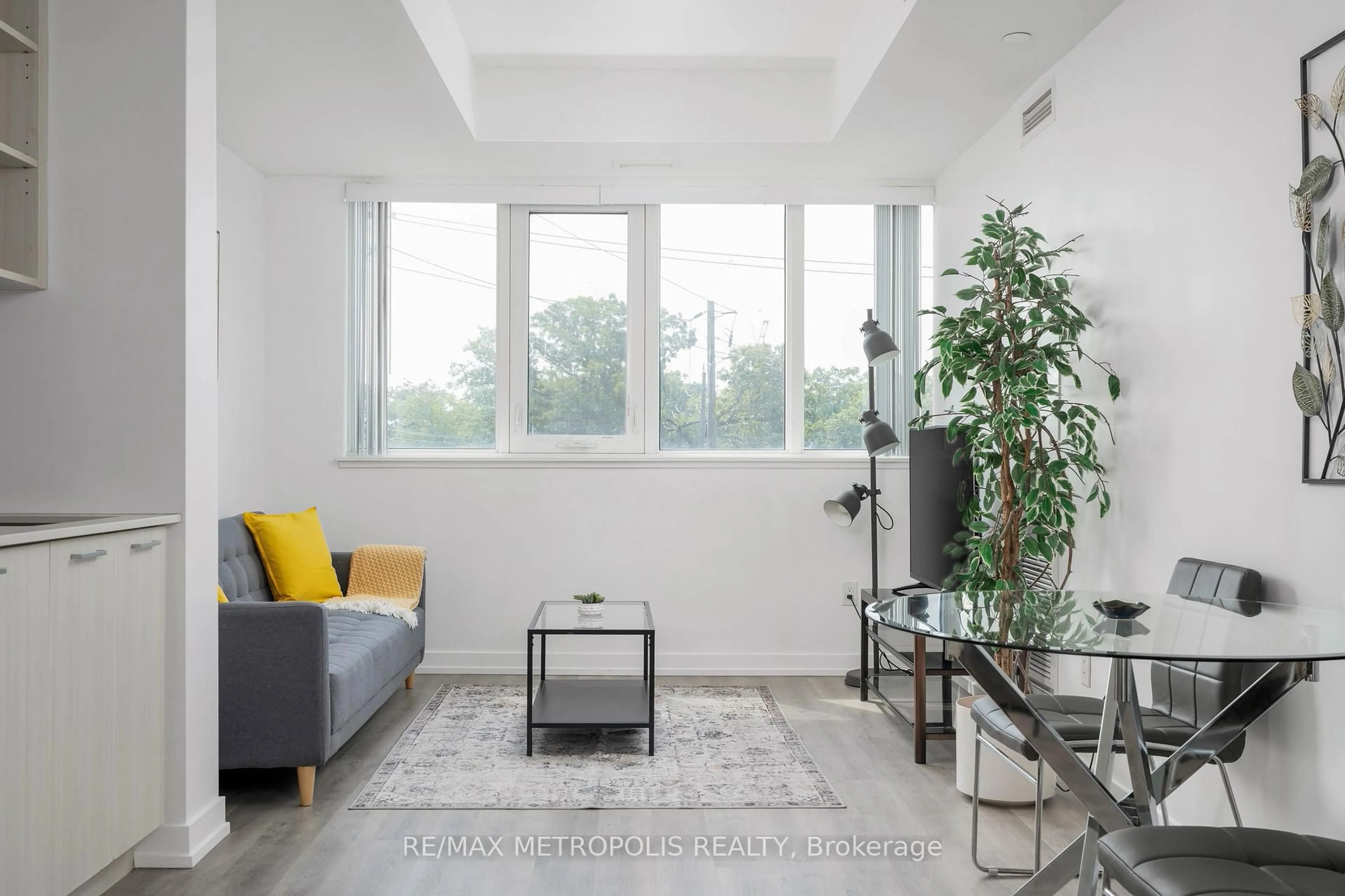 Living room with furniture, unknown for 2300 St Clair Ave #307, Toronto Ontario M6N 0B3