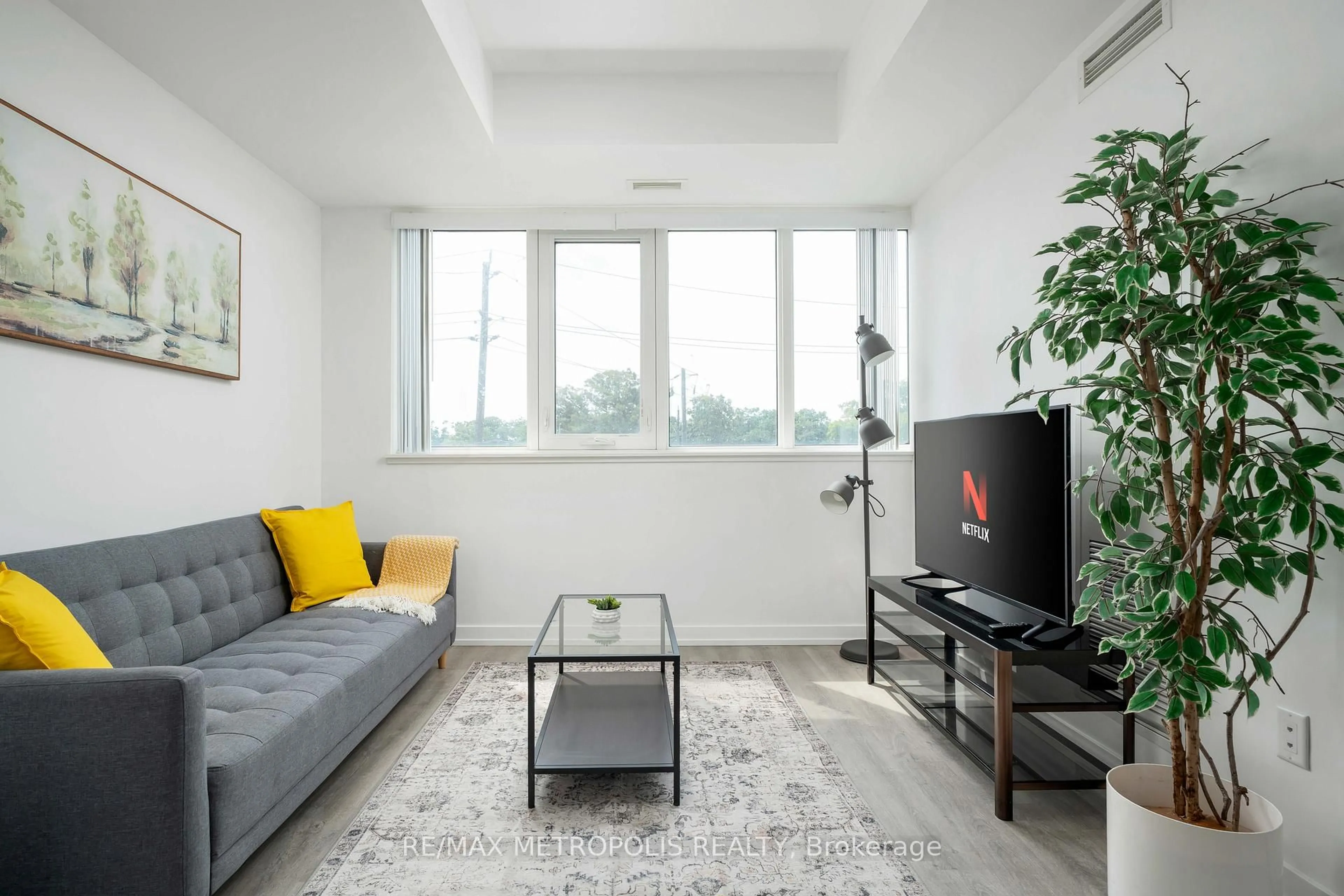 Living room with furniture, unknown for 2300 St Clair Ave #307, Toronto Ontario M6N 0B3