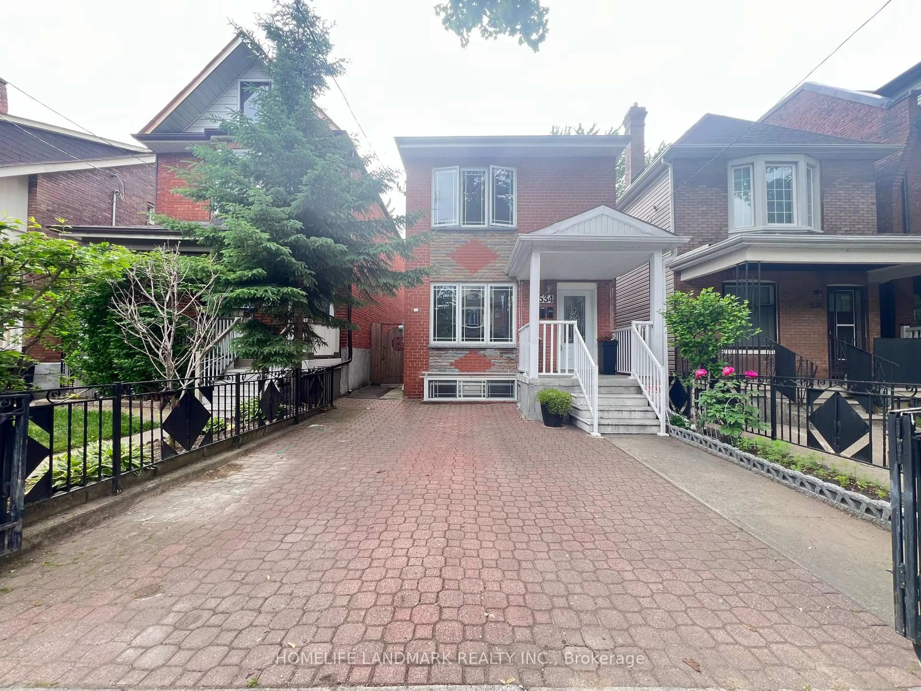 Home with brick exterior material, street for 534 Saint Clarens Ave, Toronto Ontario M6H 3W7
