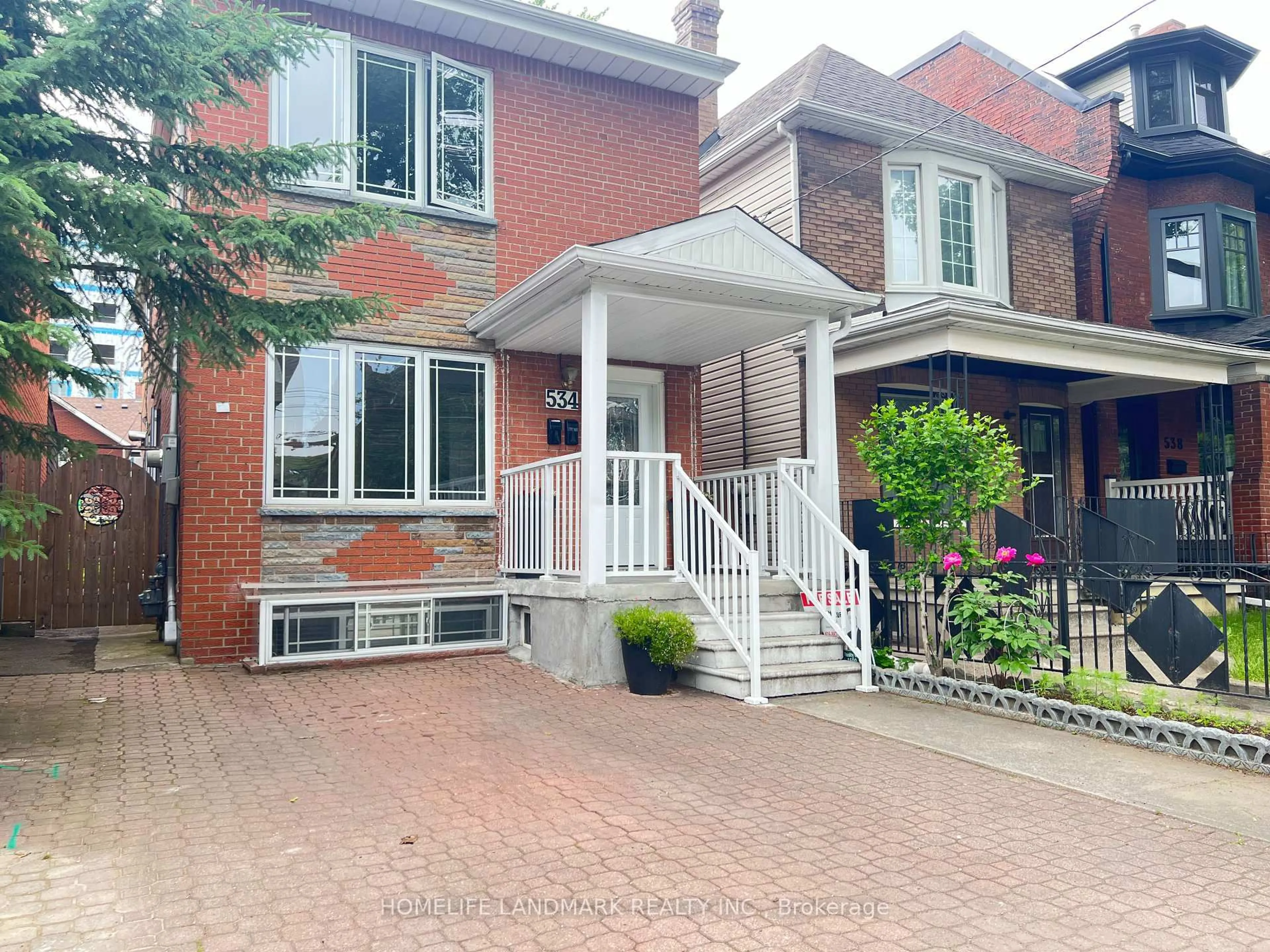 Home with brick exterior material, street for 534 Saint Clarens Ave, Toronto Ontario M6H 3W7