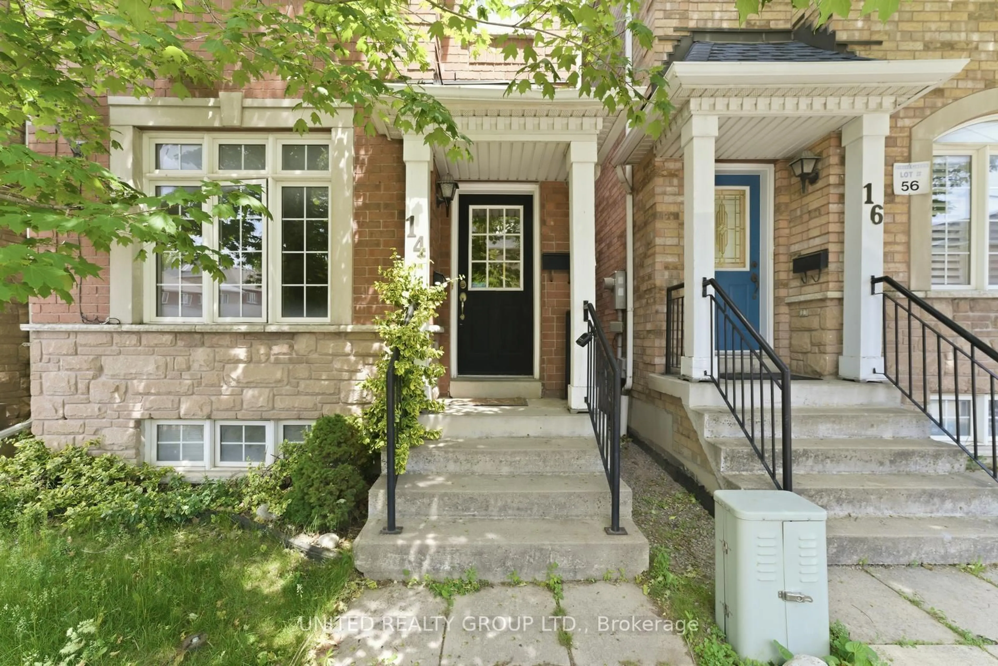 Home with brick exterior material, street for 14 Braga Gdns, Toronto Ontario M6N 5E3