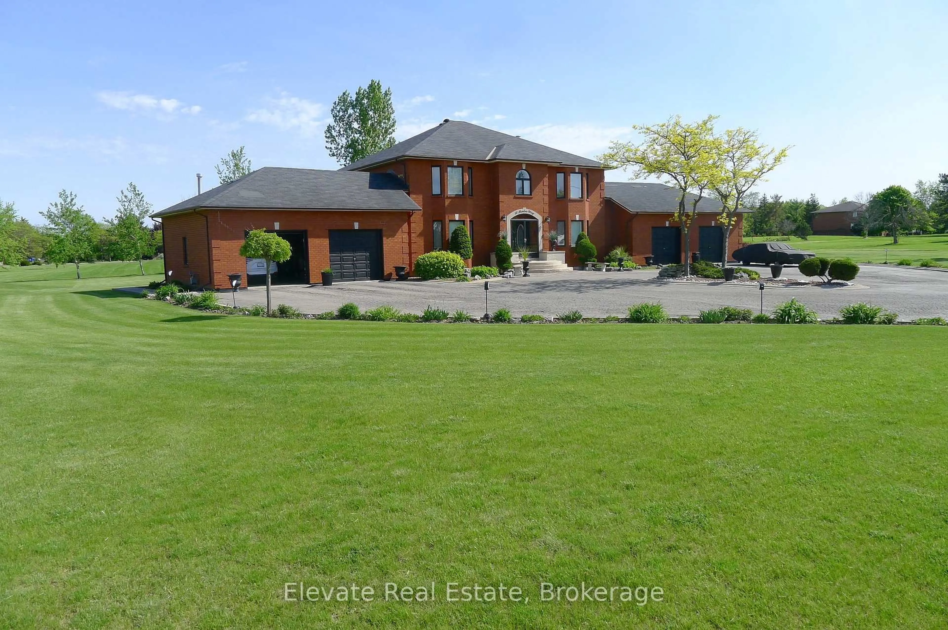A pic from outside/outdoor area/front of a property/back of a property/a pic from drone, water/lake/river/ocean view for 16 Fenton Way, Brampton Ontario L6P 0P5