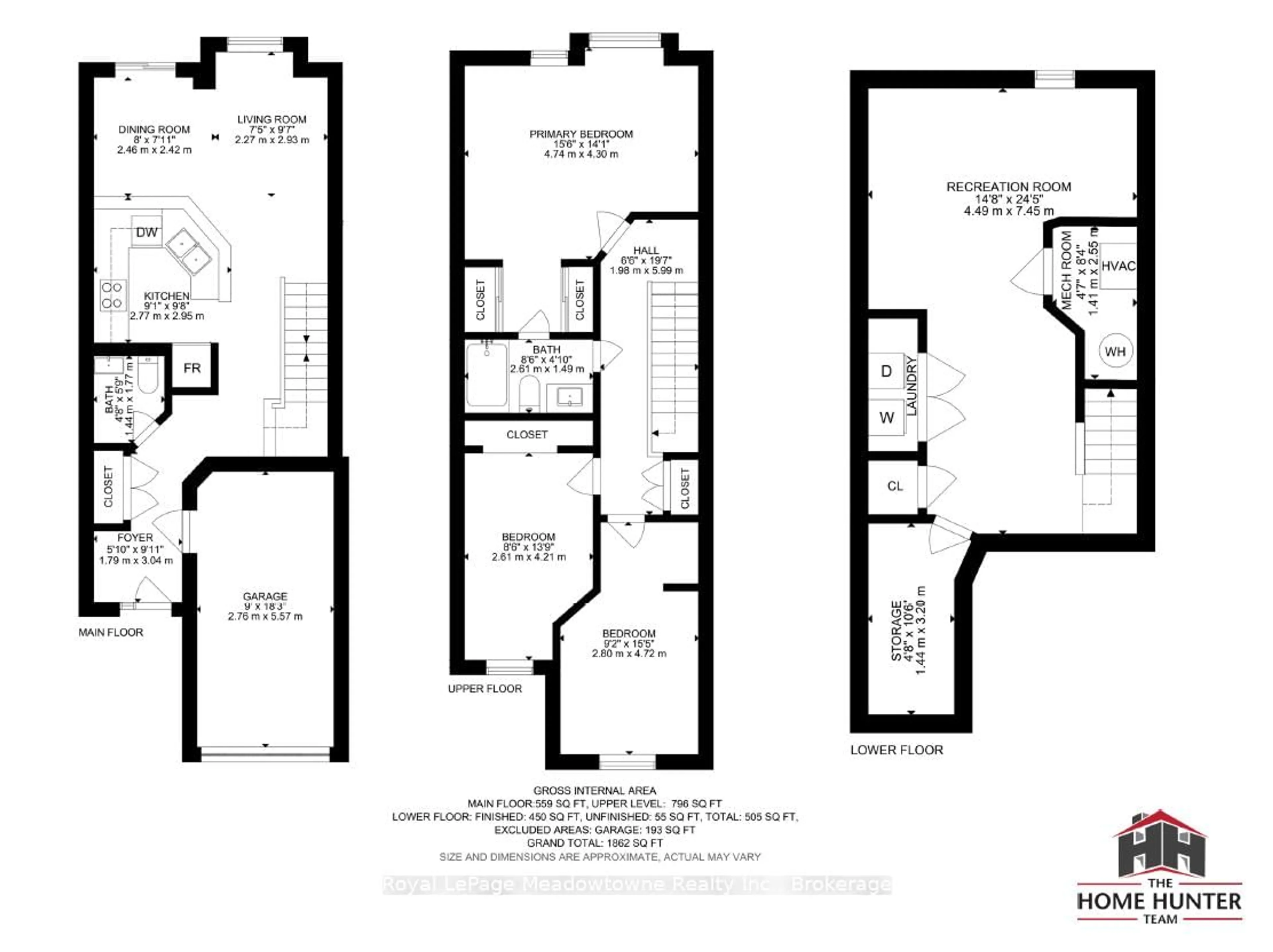 Floor plan for 2960 Headon Forest Dr #40, Burlington Ontario L7M 4G5