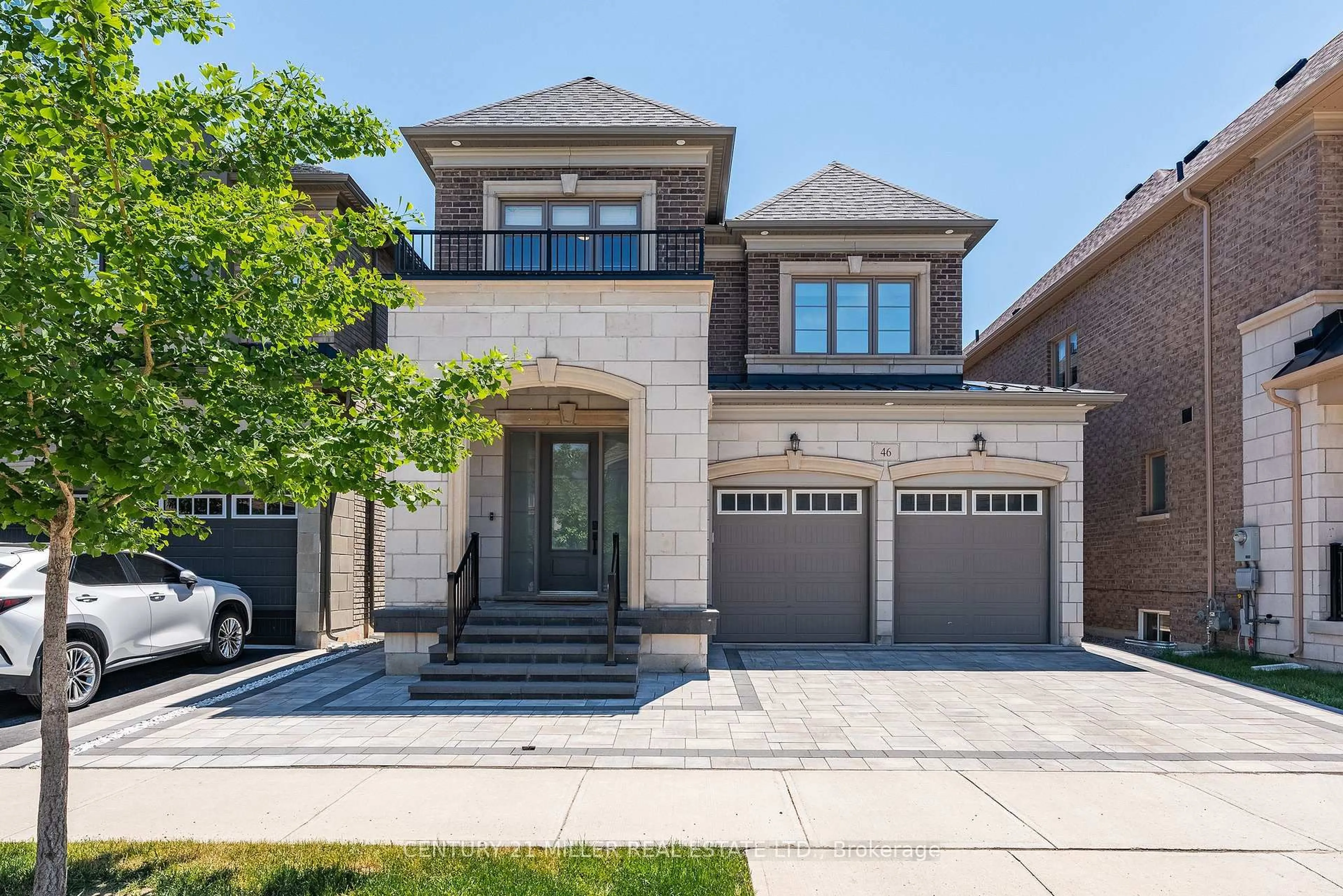 Home with brick exterior material, street for 46 Hallaran Rd, Oakville Ontario L6H 0Z8