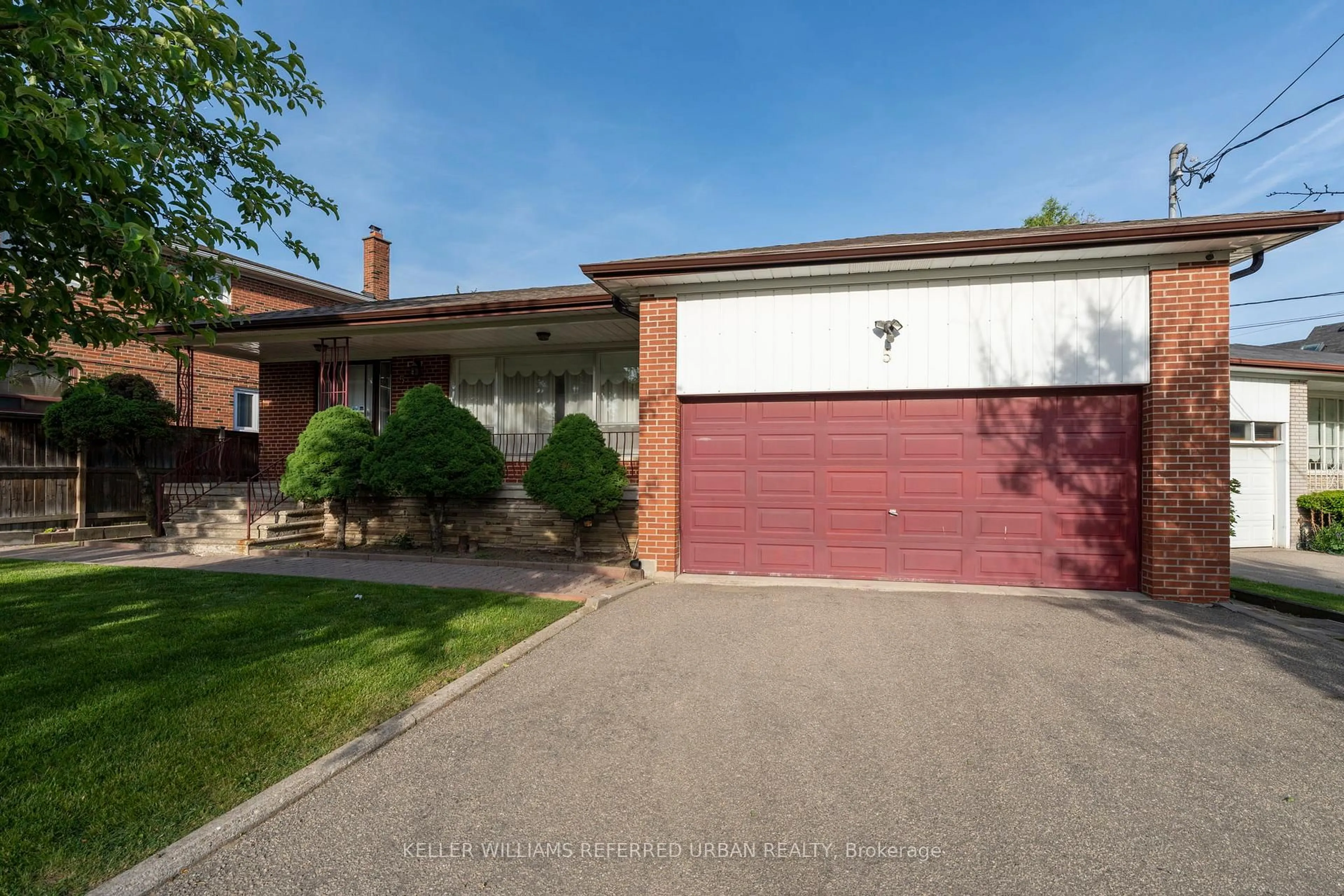 Home with brick exterior material, street for 5 Paramount Crt, Toronto Ontario M6M 2L3