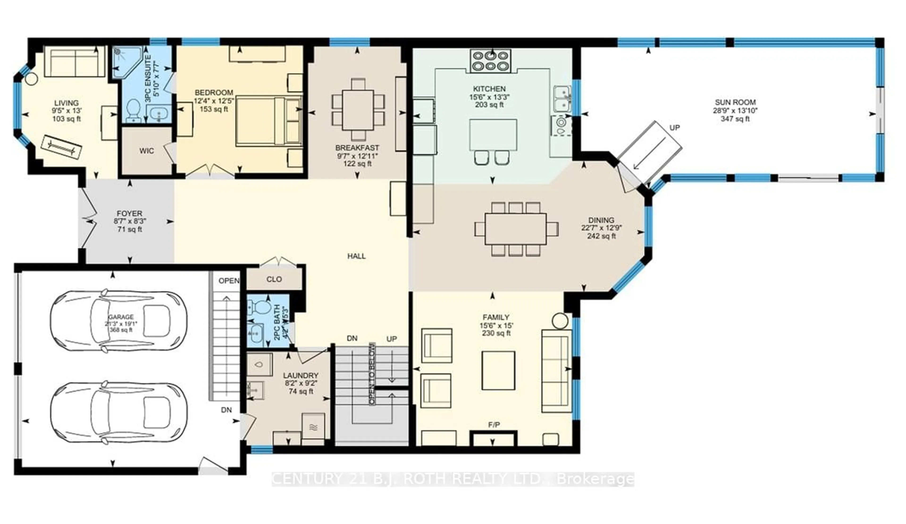 Floor plan for 20 Creston Rd, Toronto Ontario M6A 1J1