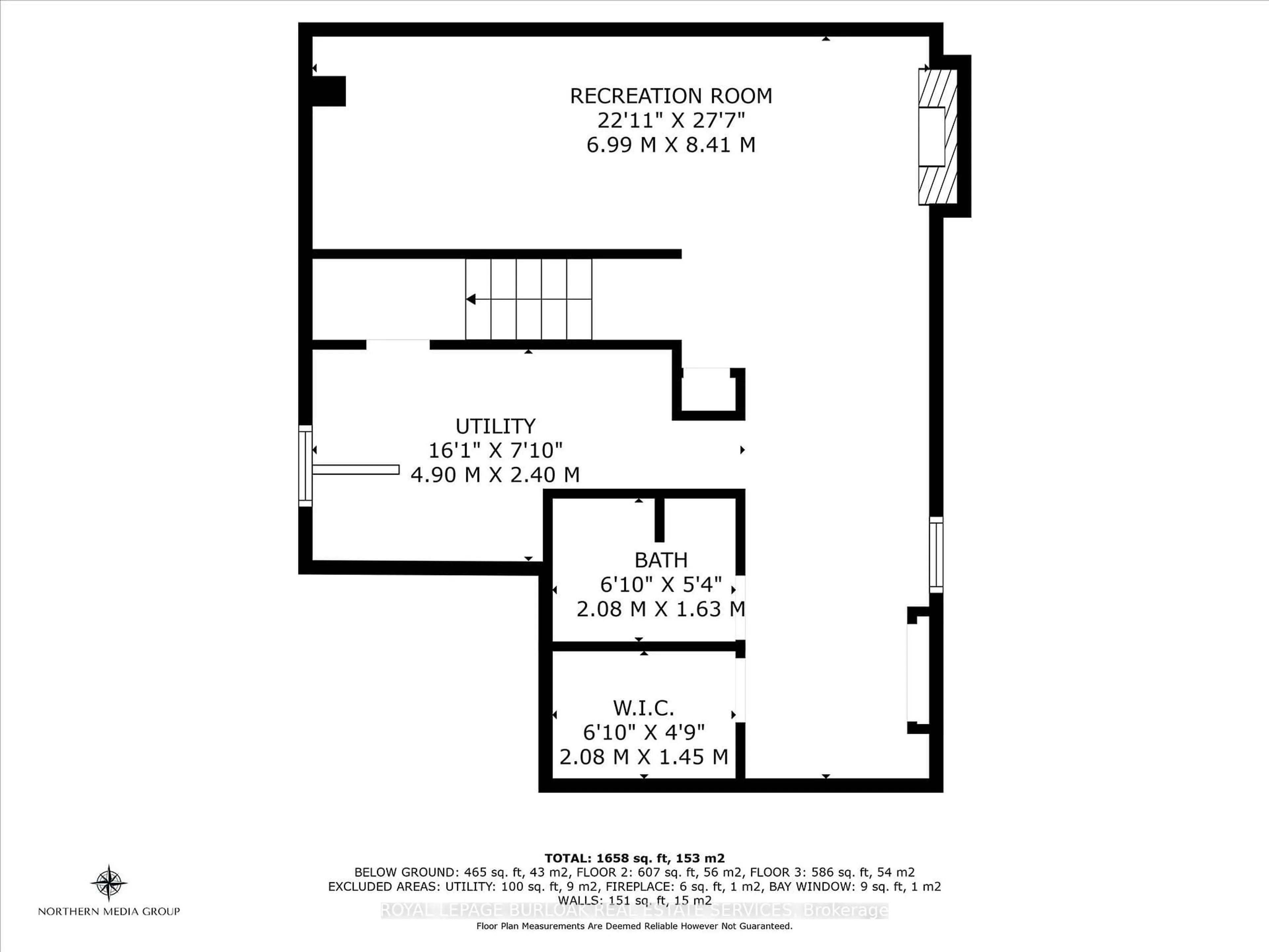 Floor plan for 1500 Riley Ave, Burlington Ontario L7M 3C1