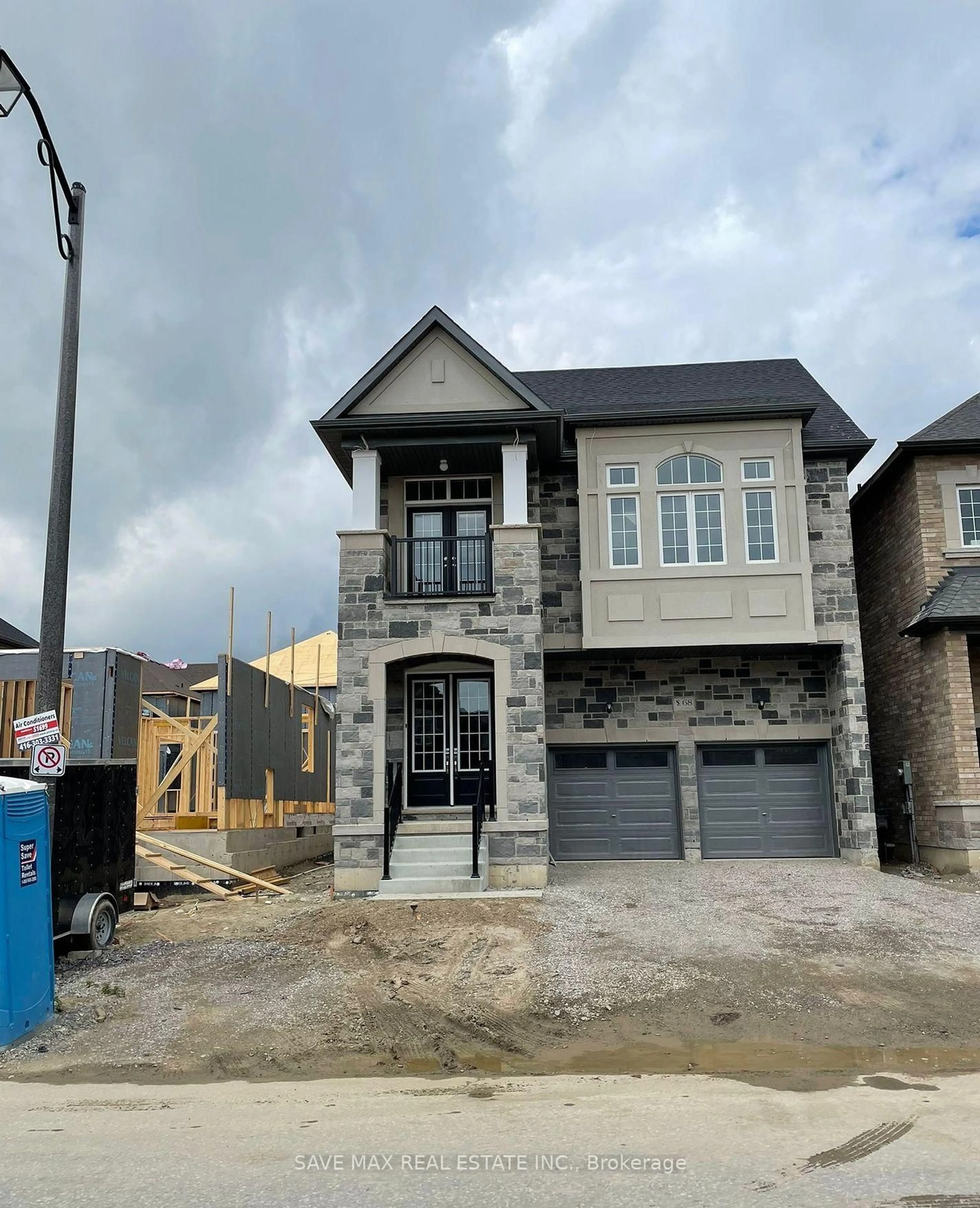 Home with brick exterior material, street for 68 Stowmarket St, Caledon Ontario L7C 3Y5