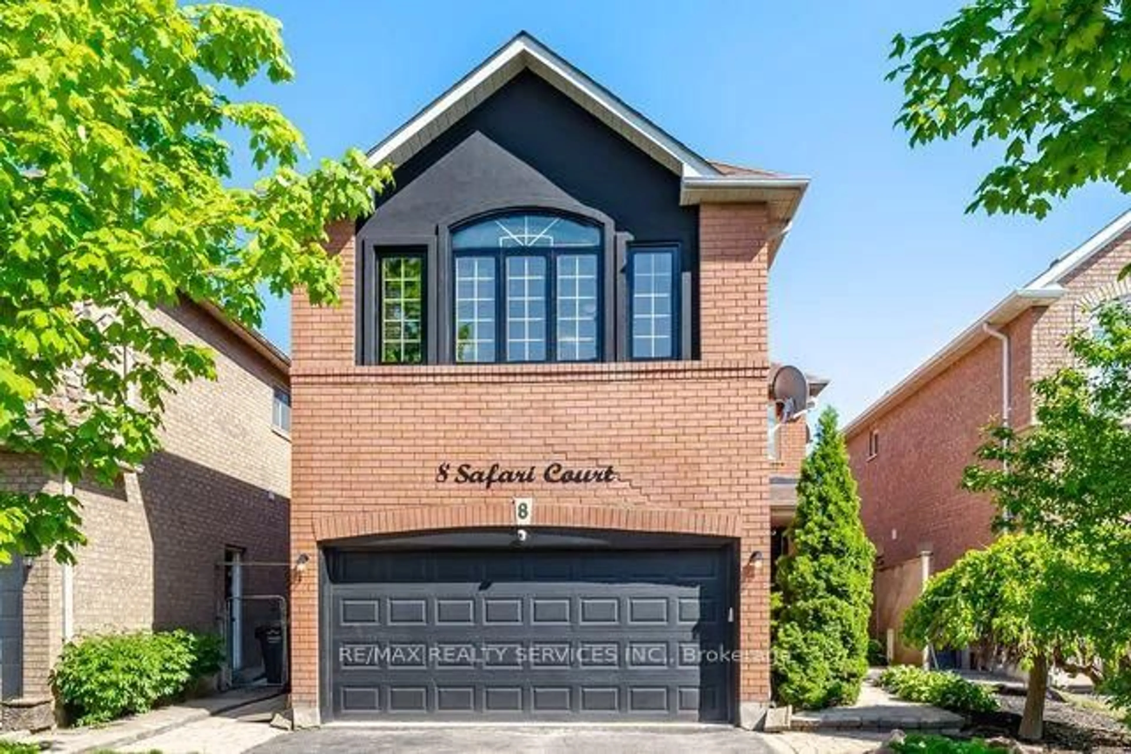 Home with brick exterior material, street for 8 Safari Crt, Brampton Ontario L7A 1G8