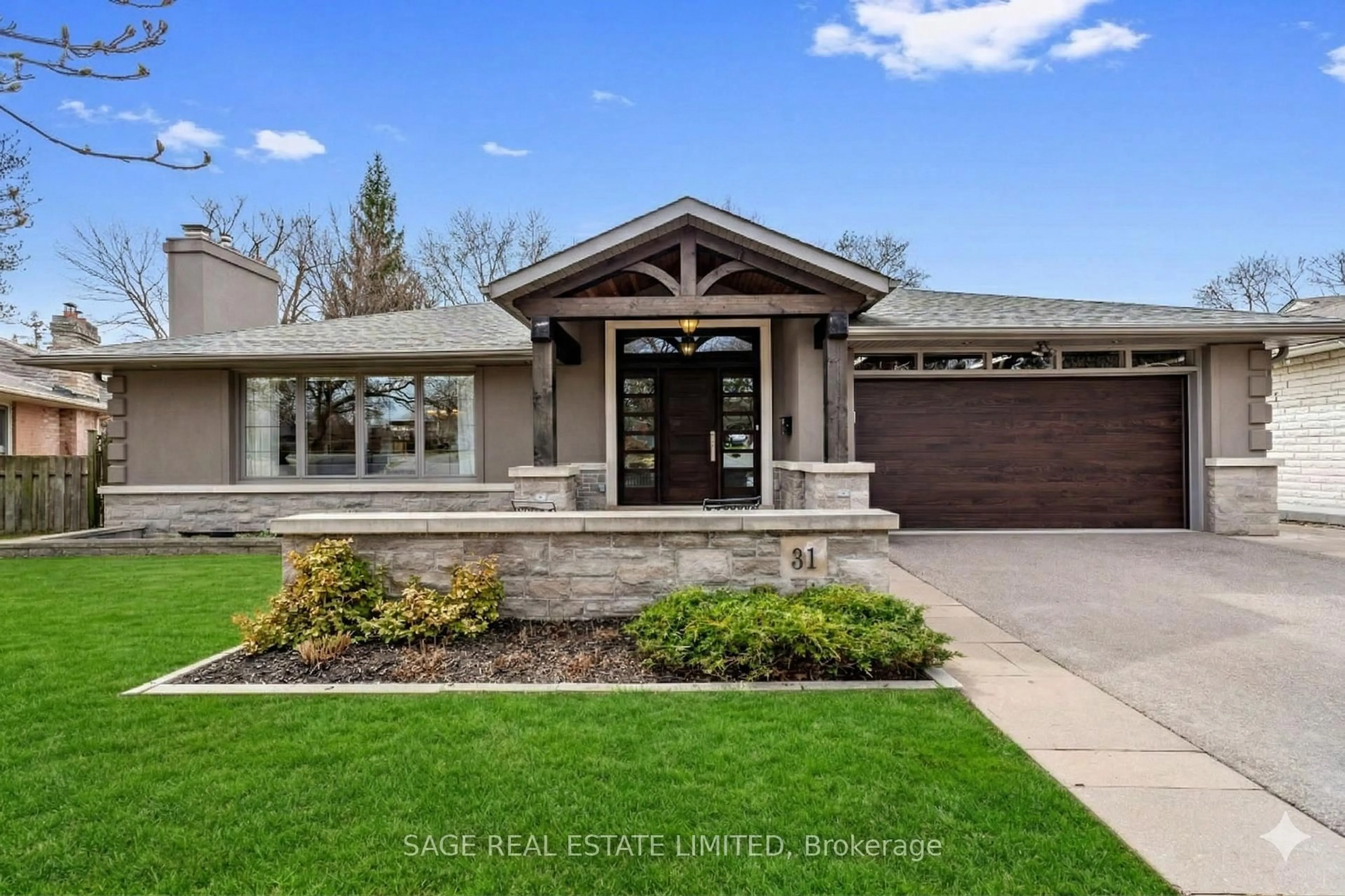 Home with brick exterior material, street for 31 Ashwood Cres, Toronto Ontario M9A 1Z2