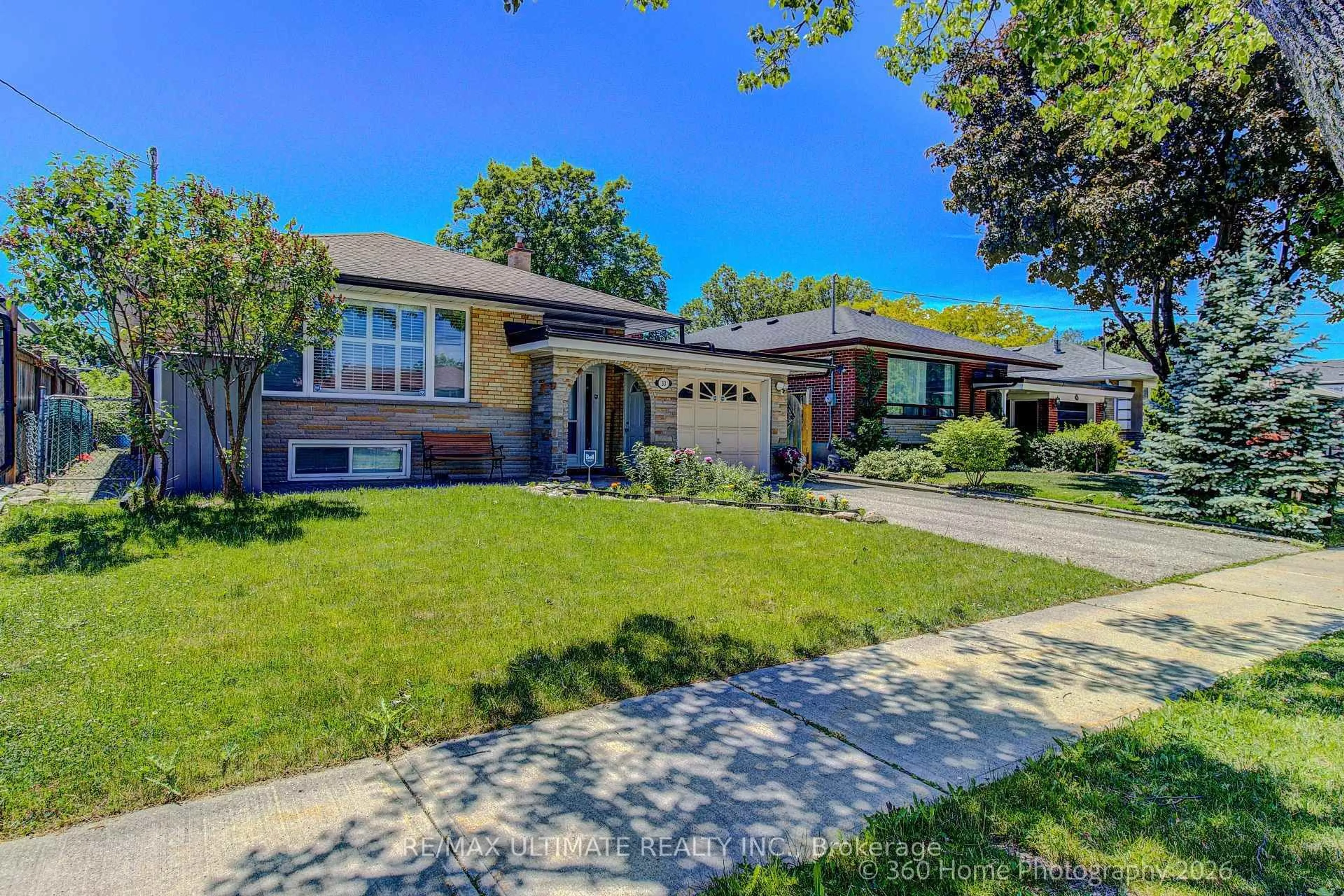 Home with brick exterior material, street for 53 Poynter Dr, Toronto Ontario M9R 1L3