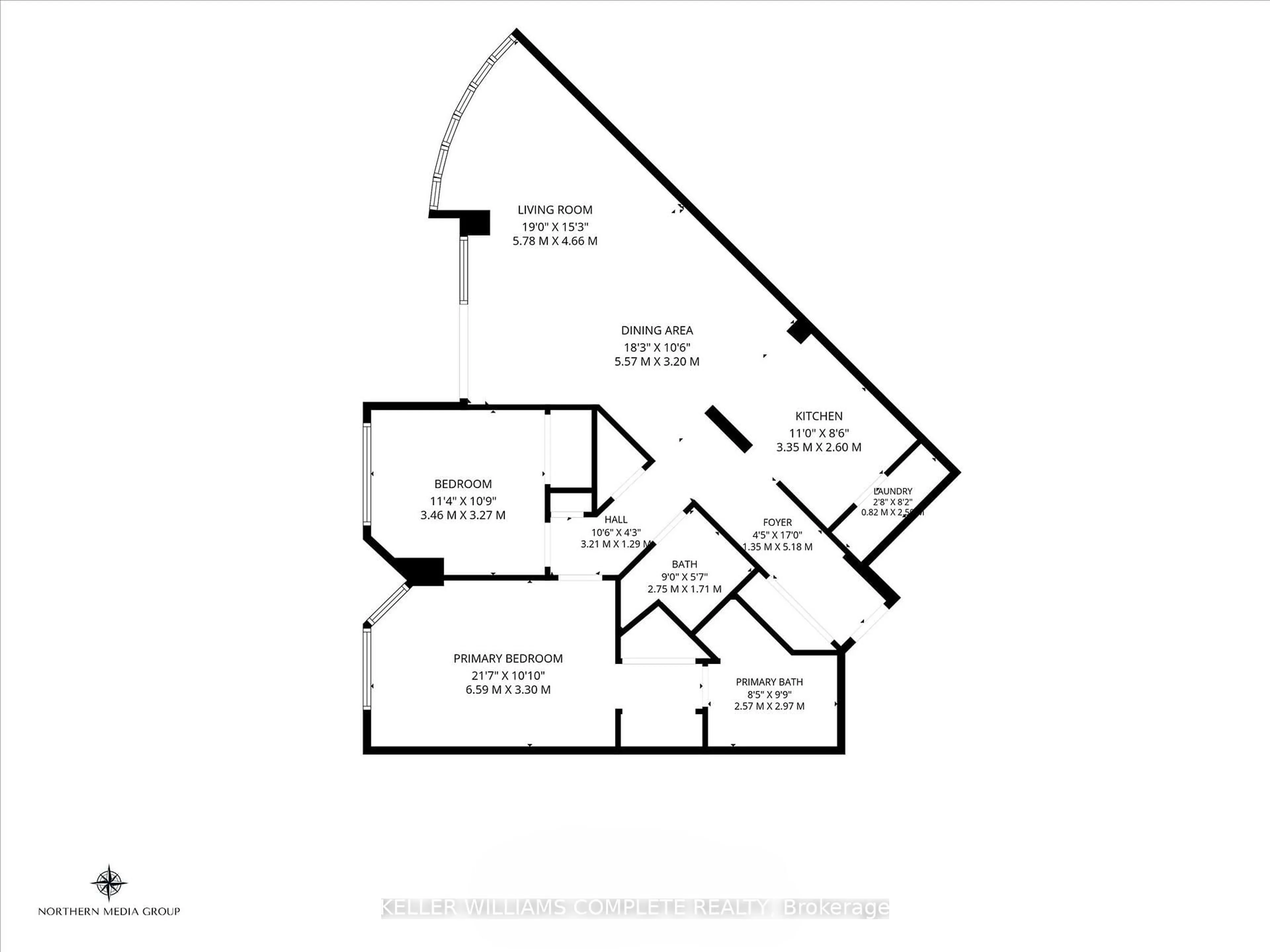 Floor plan for 2511 LAKESHORE Rd #811, Oakville Ontario L6L 6L9