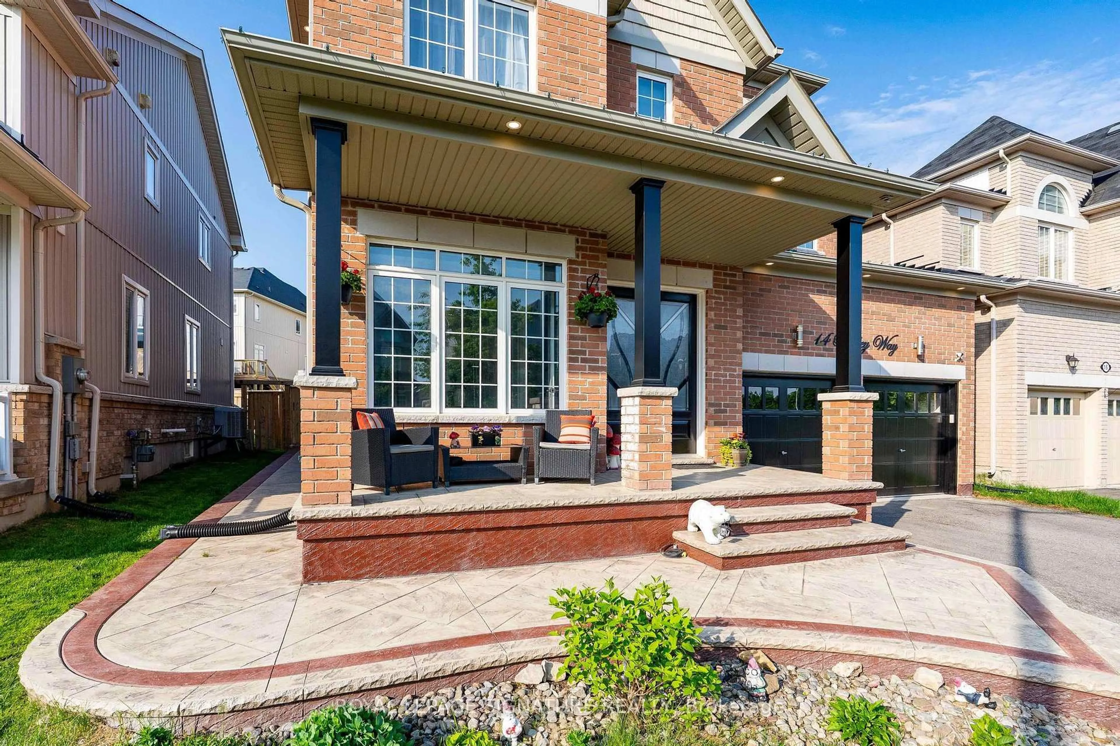 Home with brick exterior material, street for 14 Paisley Way, Orangeville Ontario L9W 6Z5
