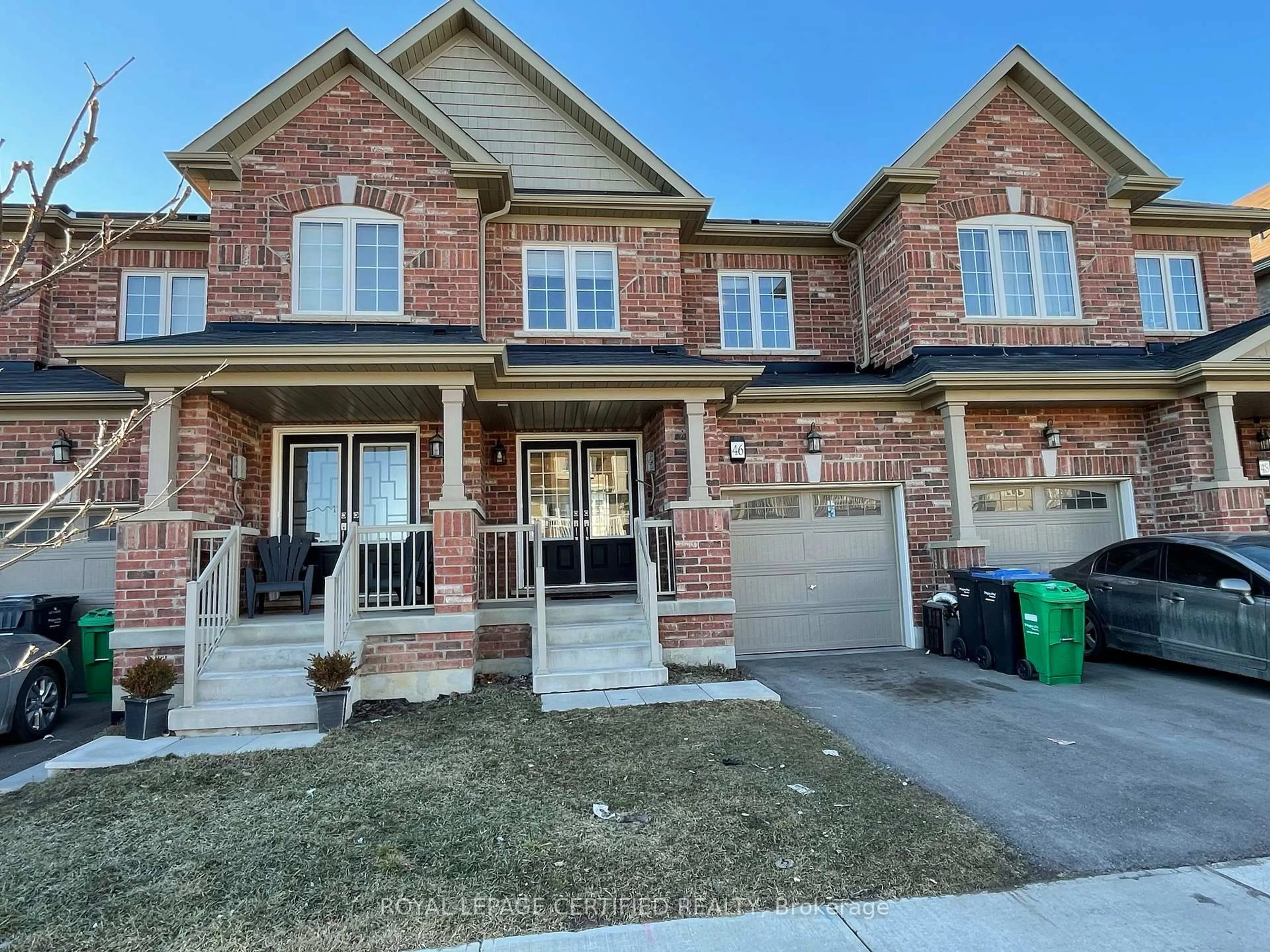Home with brick exterior material, street for 46 Golden Springs Dr, Brampton Ontario L7A 4N5