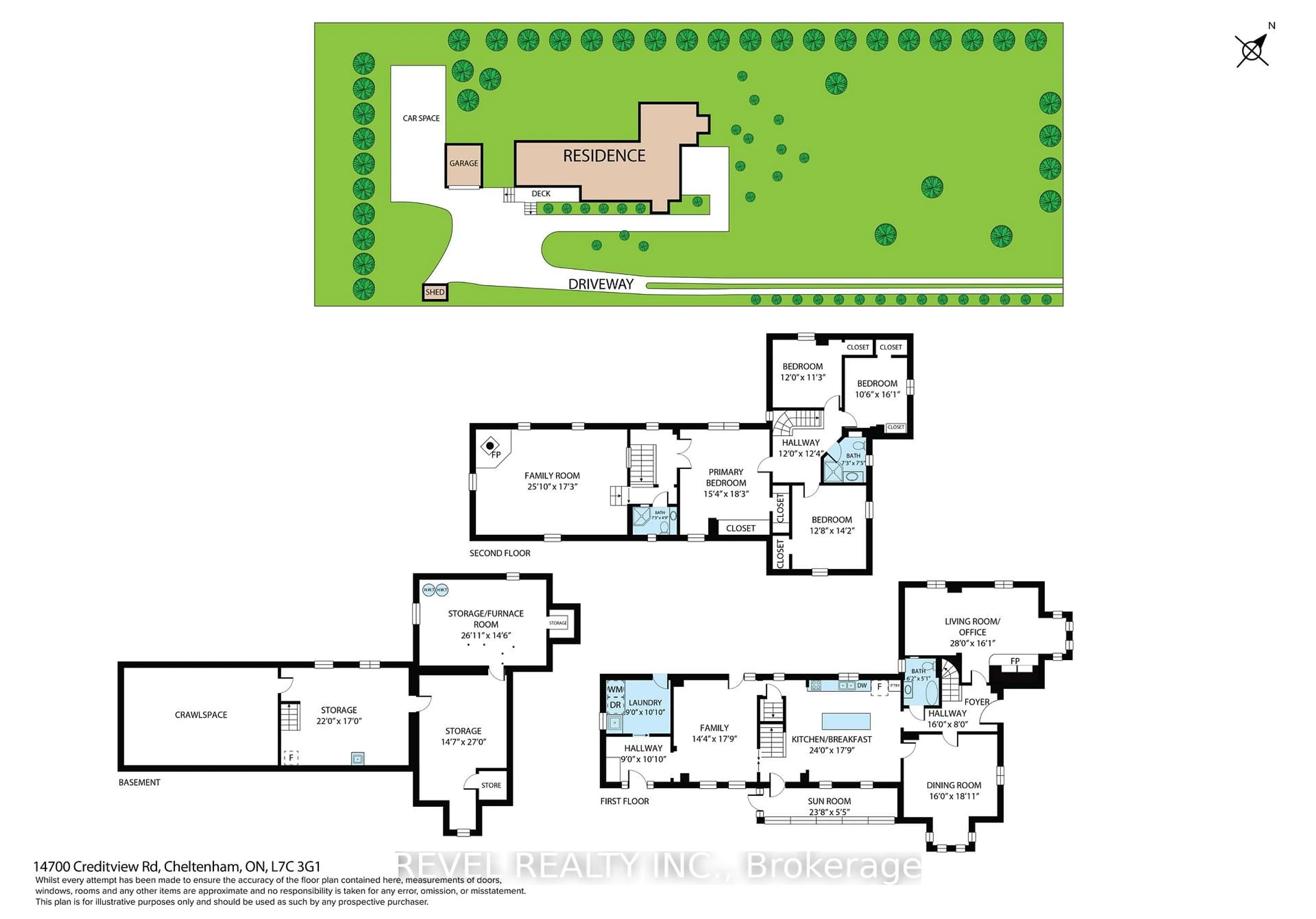 Floor plan for 14700 Creditview Rd, Caledon Ontario L7C 3G1