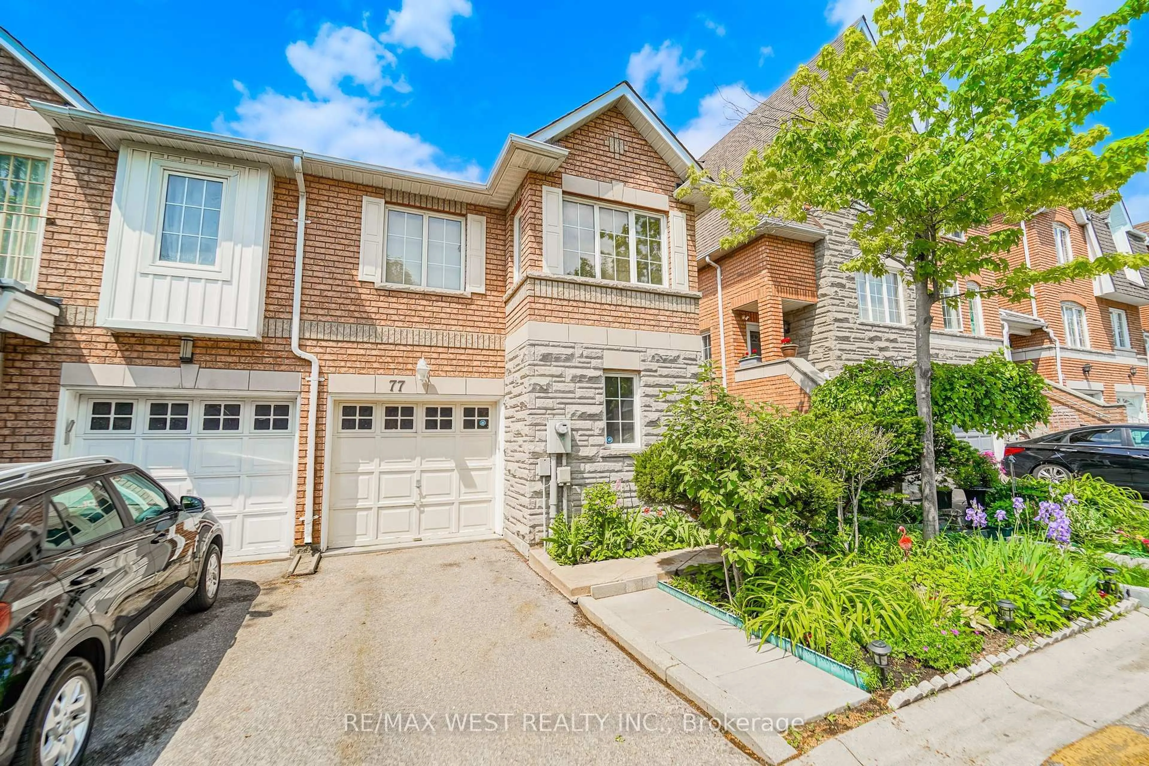 Home with brick exterior material, street for 77 Norman Wesley Way #70, Toronto Ontario M3M 3H3