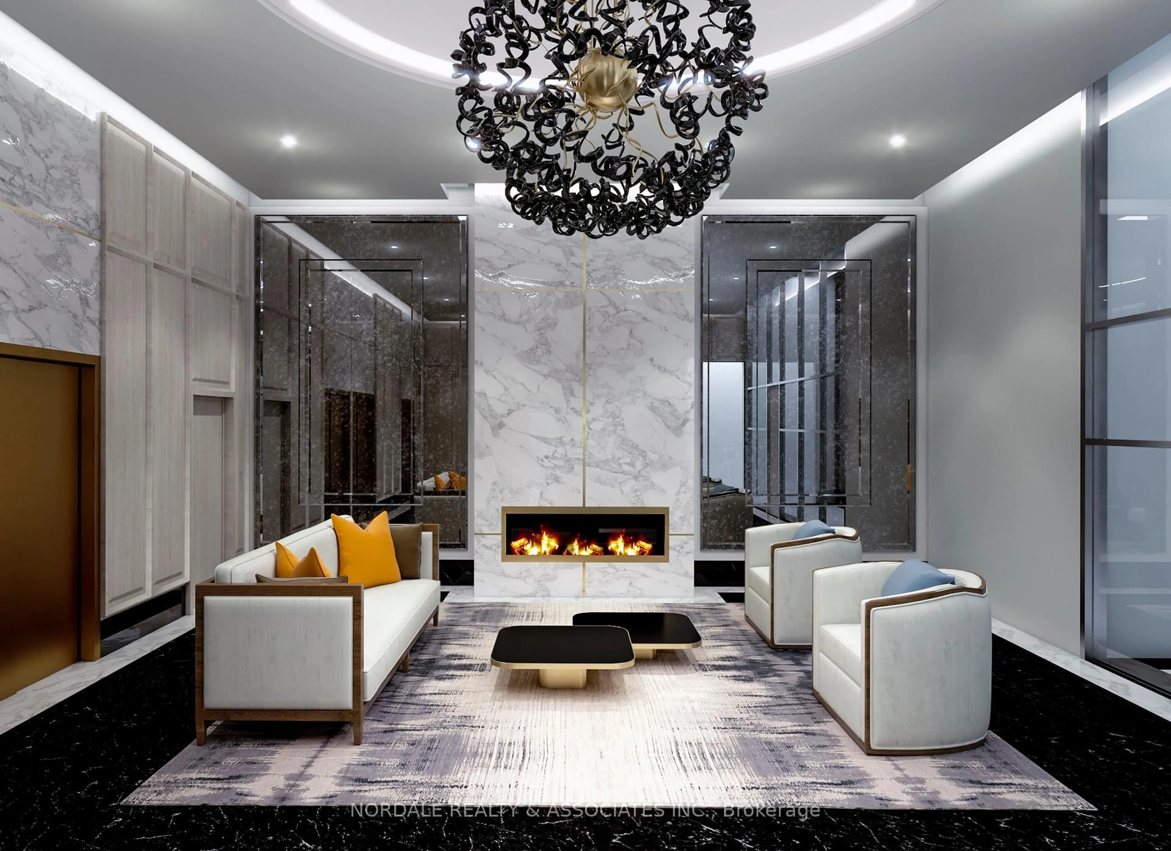 Lobby for 2450 Bloor St #311, Toronto Ontario M6S 1R2