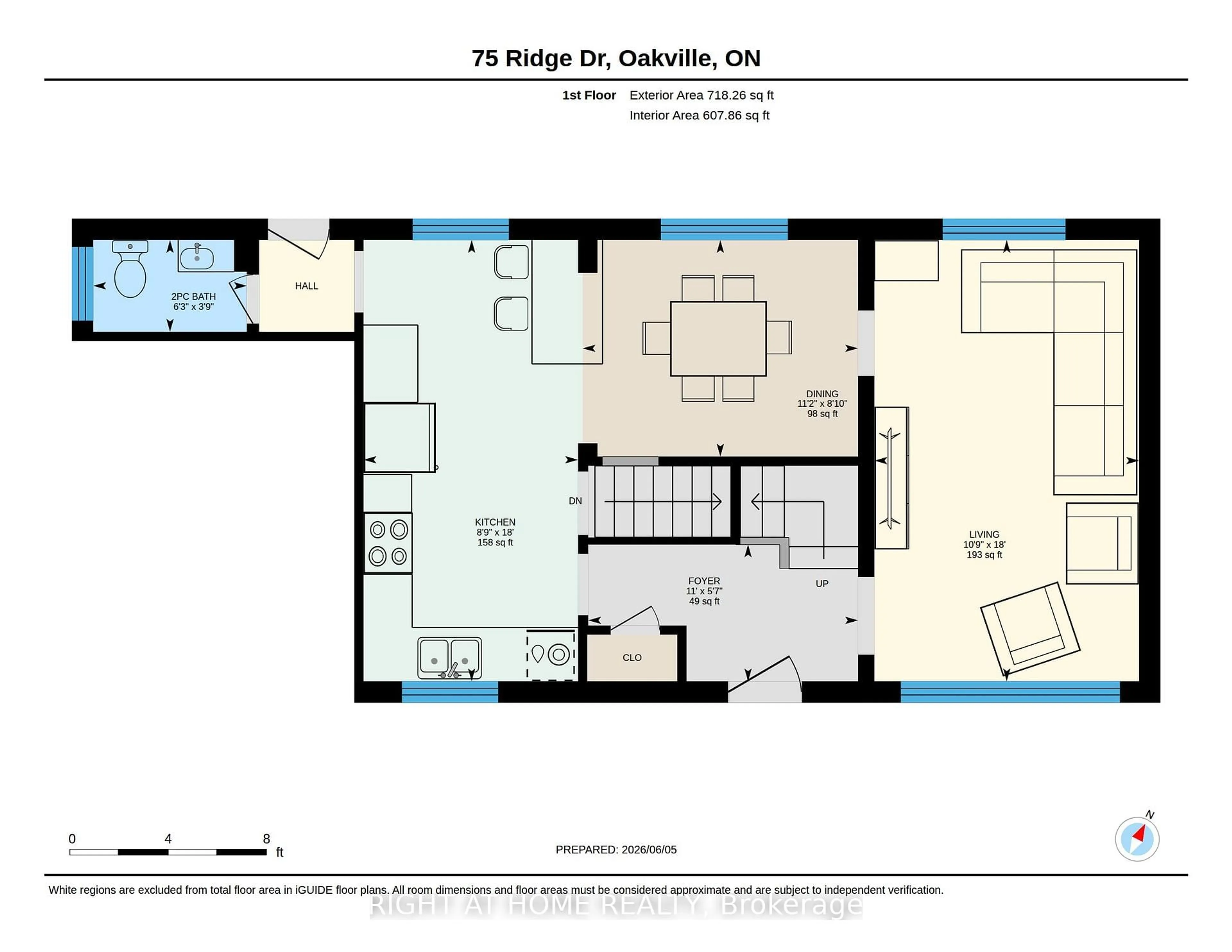 Floor plan for 75 Ridge Dr, Oakville Ontario L6H 1B7