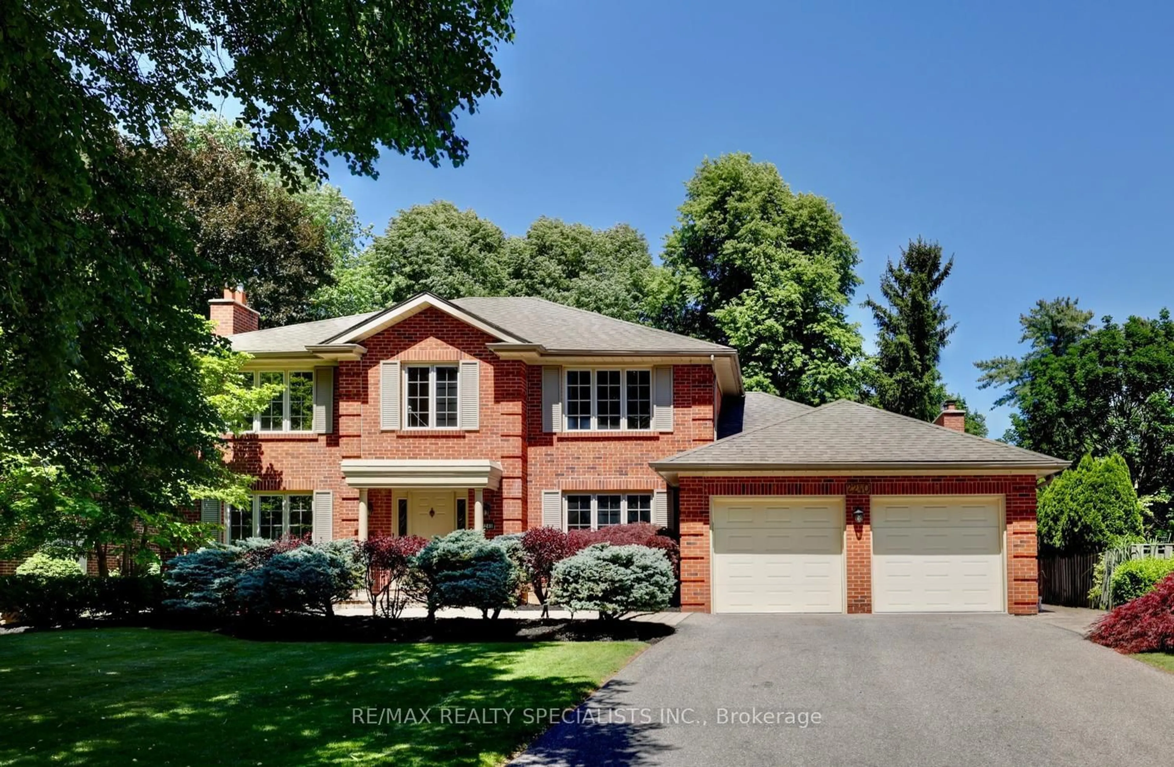 Home with brick exterior material, street for 2240 Prince John Blvd, Mississauga Ontario L5K 2E9