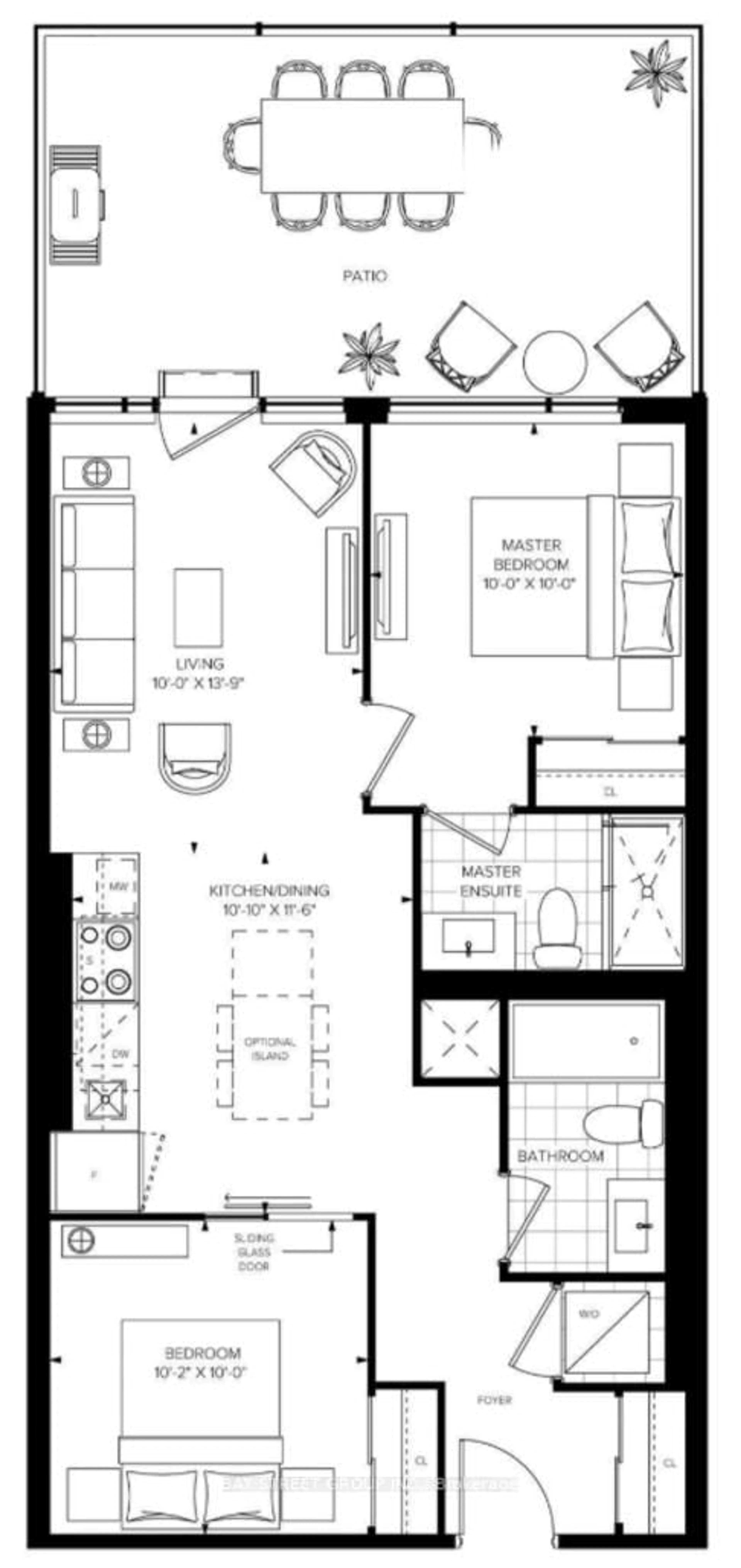 Floor plan for 395 Dundas St #130, Oakville Ontario L6M 5R8