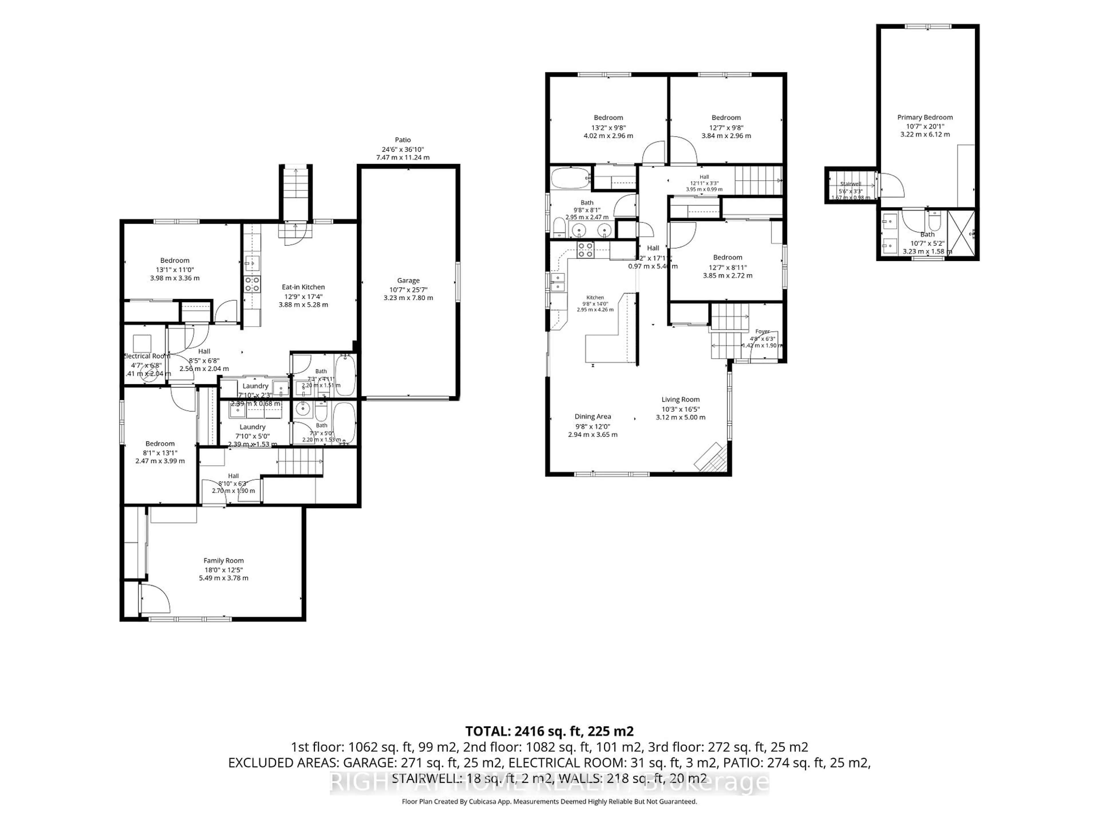 Floor plan for 21 Warbeck Pl, Toronto Ontario M9R 3C2