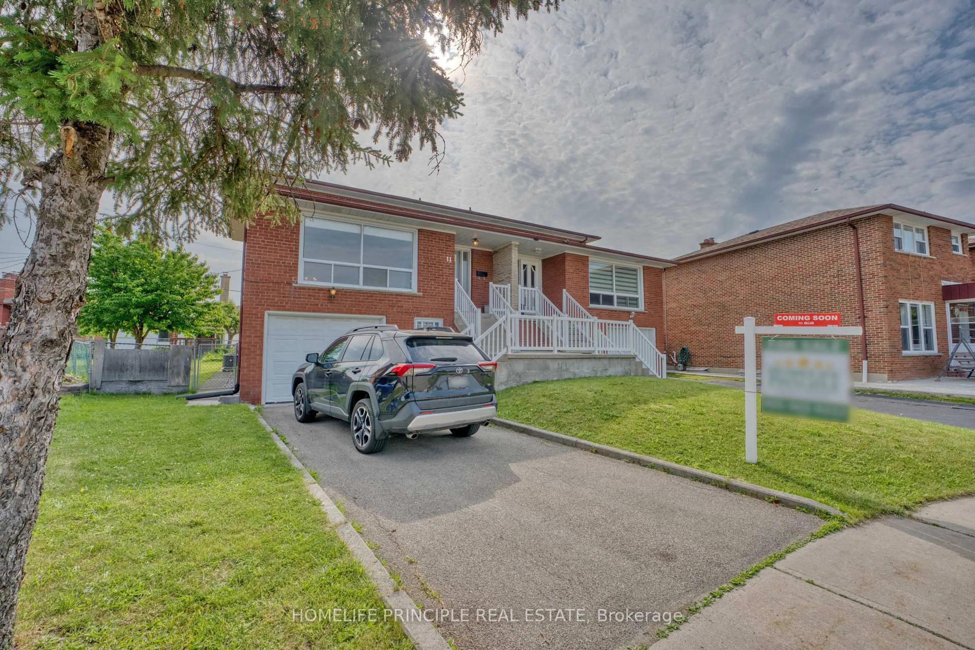 Home with brick exterior material, street for 11 Sheila Crt, Toronto Ontario M9V 3M4