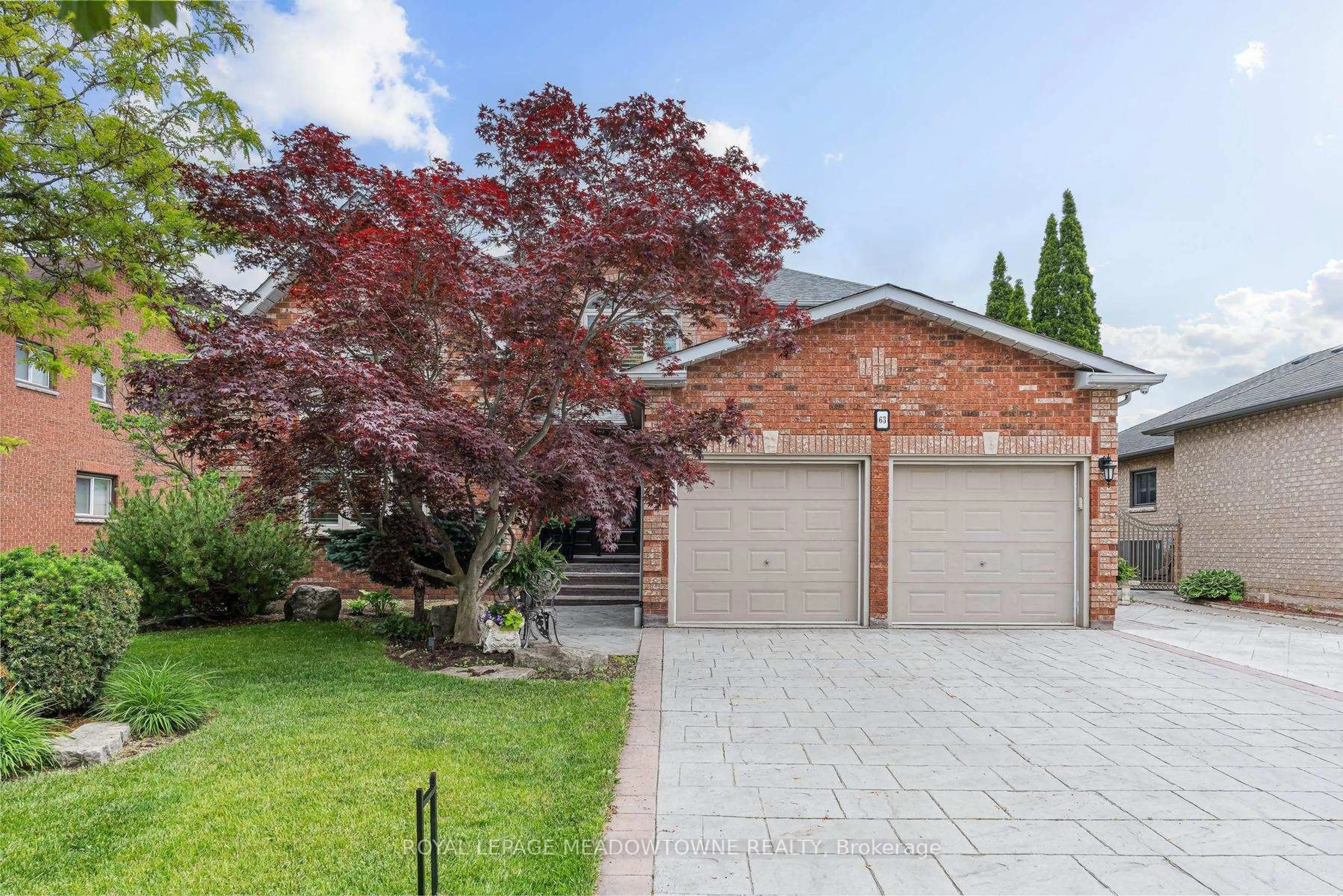 Home with brick exterior material, street for 63 Craig Cres, Halton Hills Ontario L7G 5L4