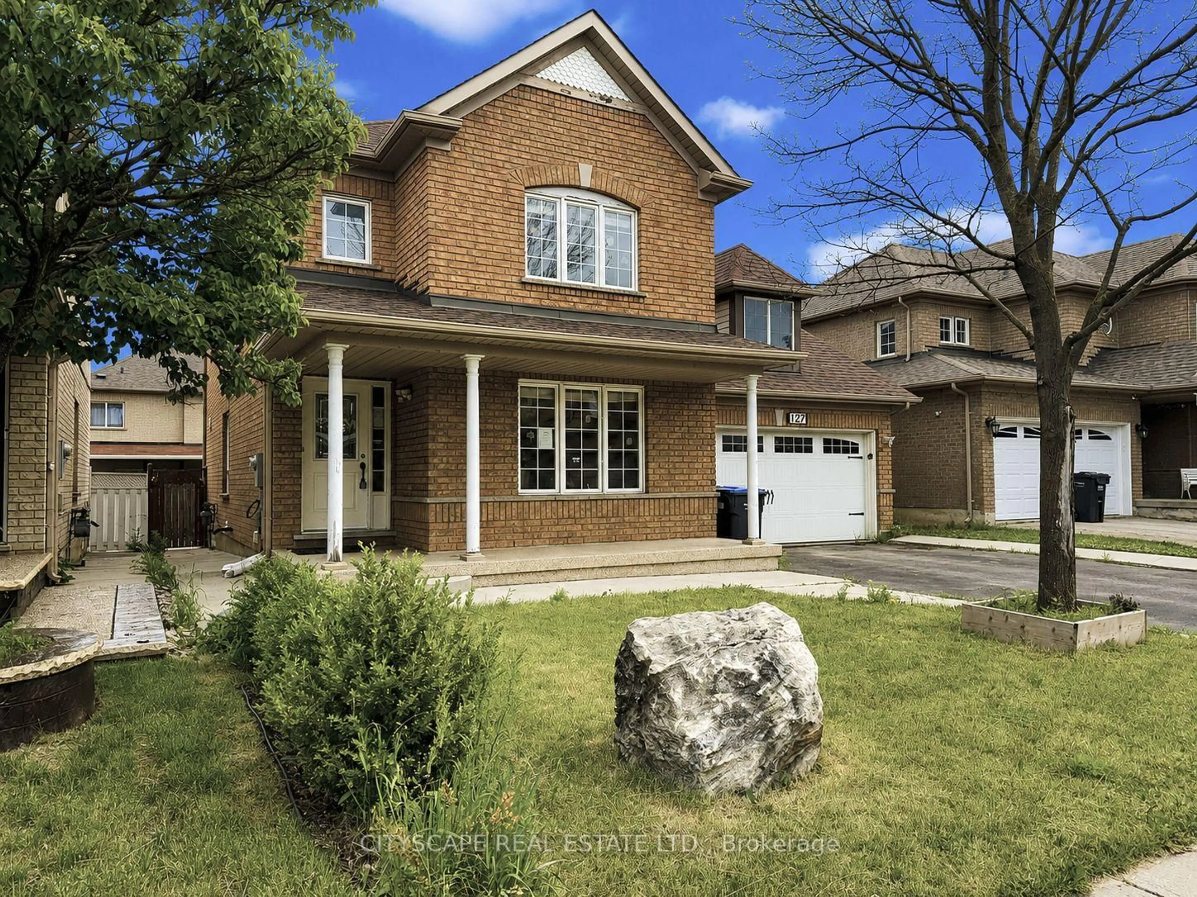 Home with brick exterior material, street for 127 Barleyfield Rd, Brampton Ontario L6R 2J4