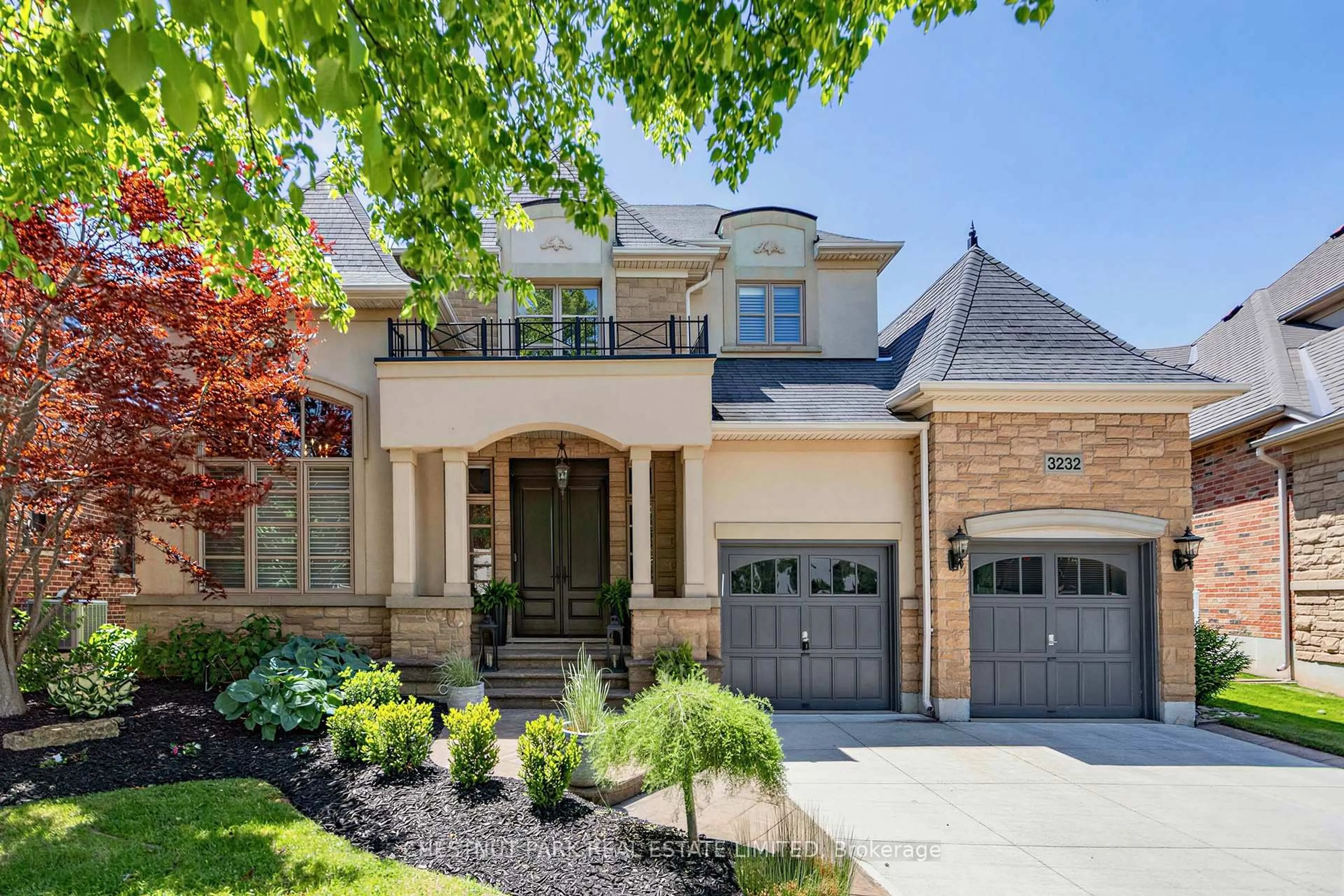 Home with brick exterior material, street for 3232 Ribble Cres, Oakville Ontario L6M 0B1