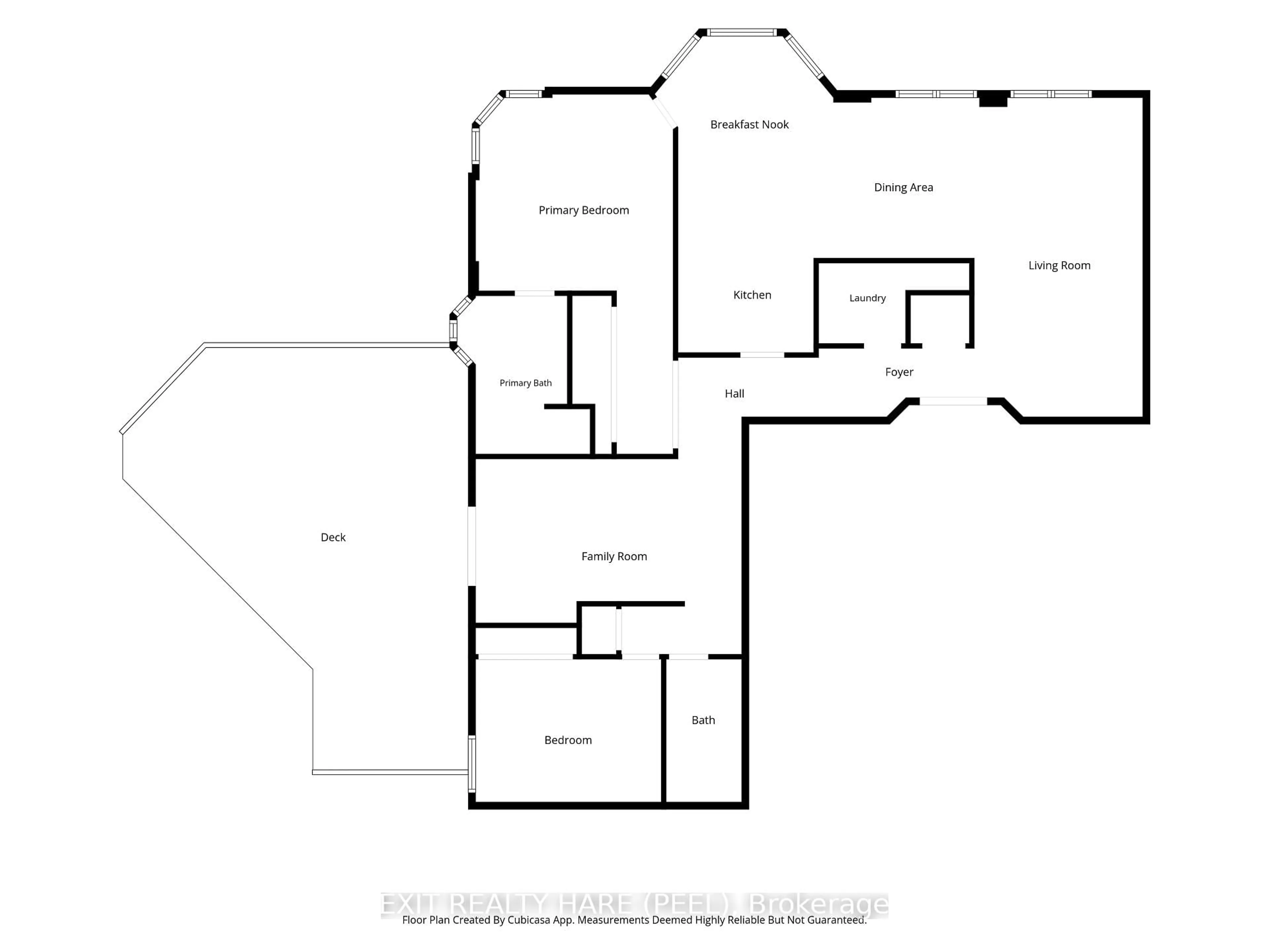 Floor plan for 58 Church St #203, Brampton Ontario L6V 4A8