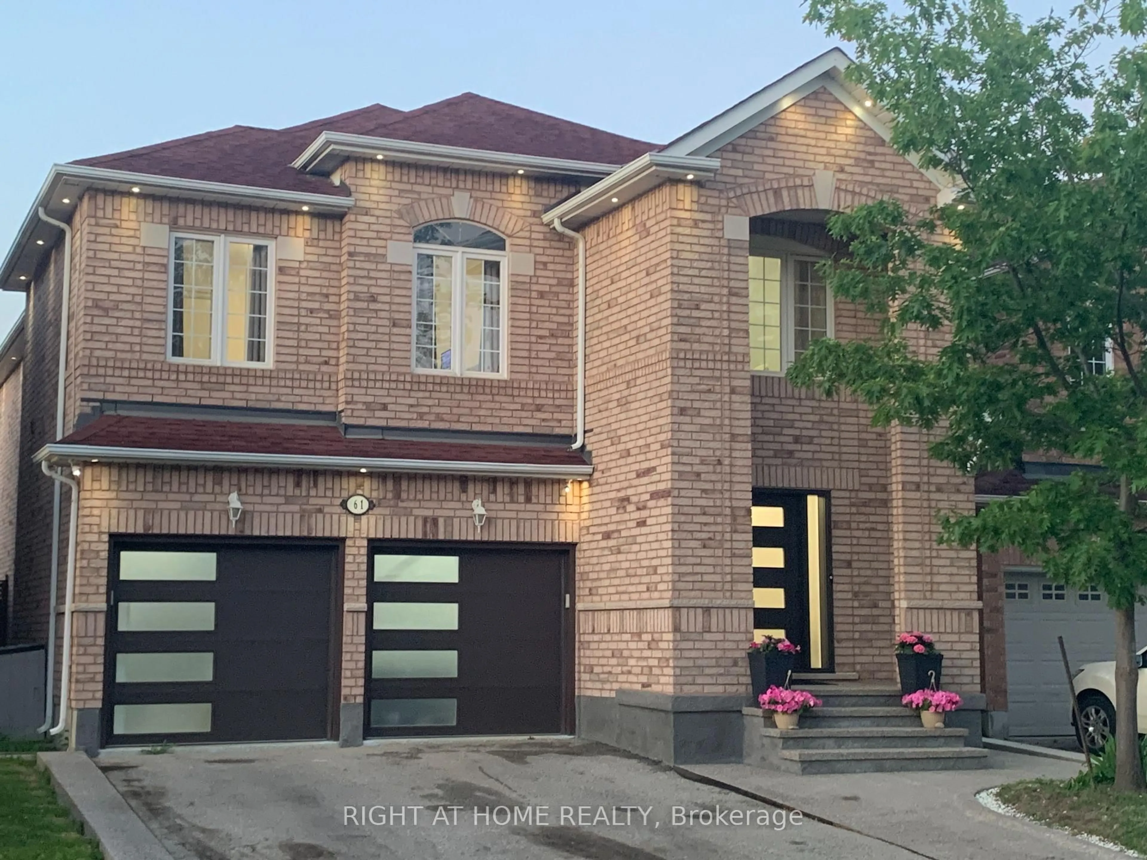 Home with brick exterior material, street for 61 Sir Jacobs Cres, Brampton Ontario L7A 3T5