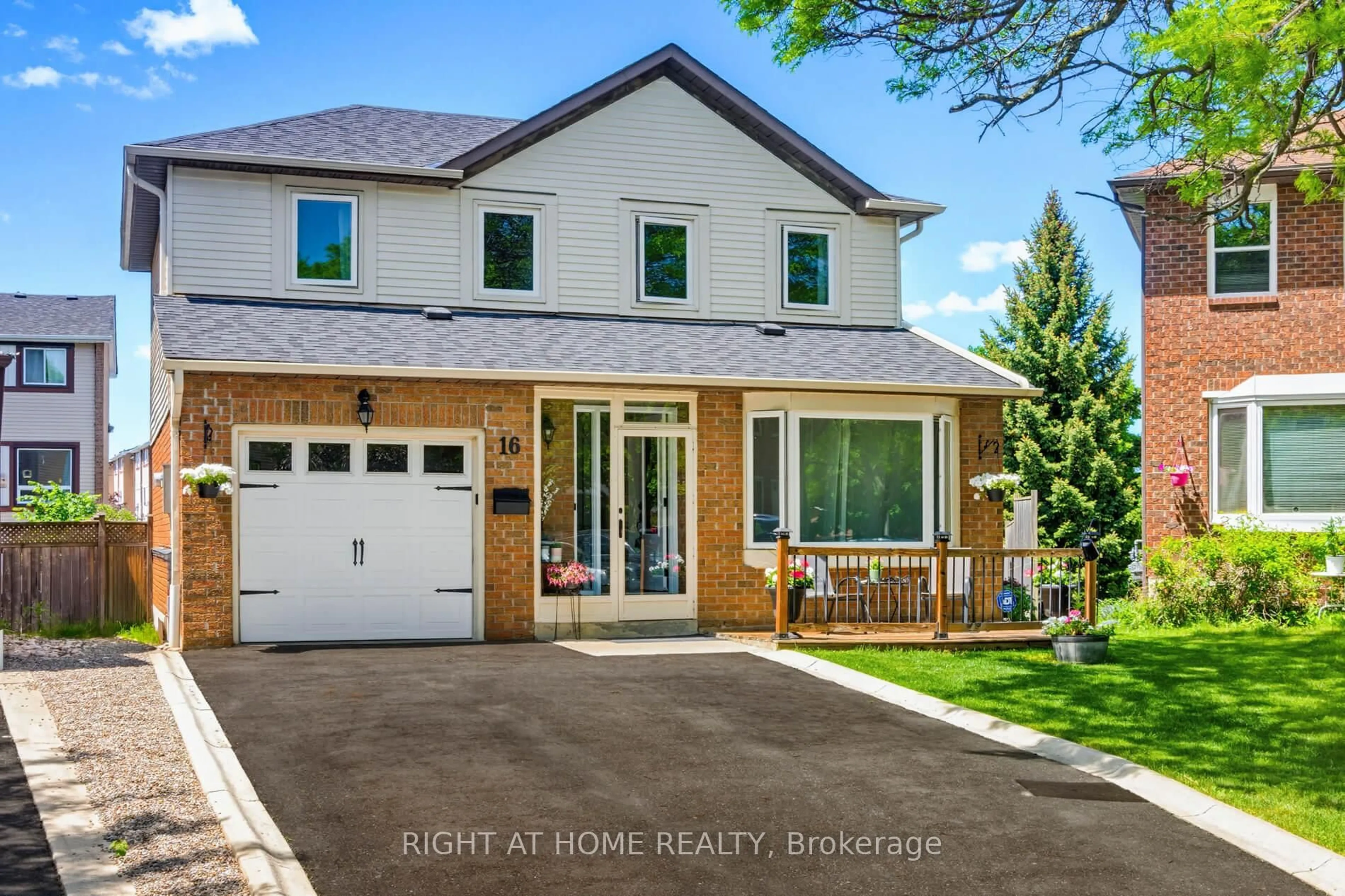 Home with brick exterior material, street for 16 Marengo Crt, Brampton Ontario L6S 4H6