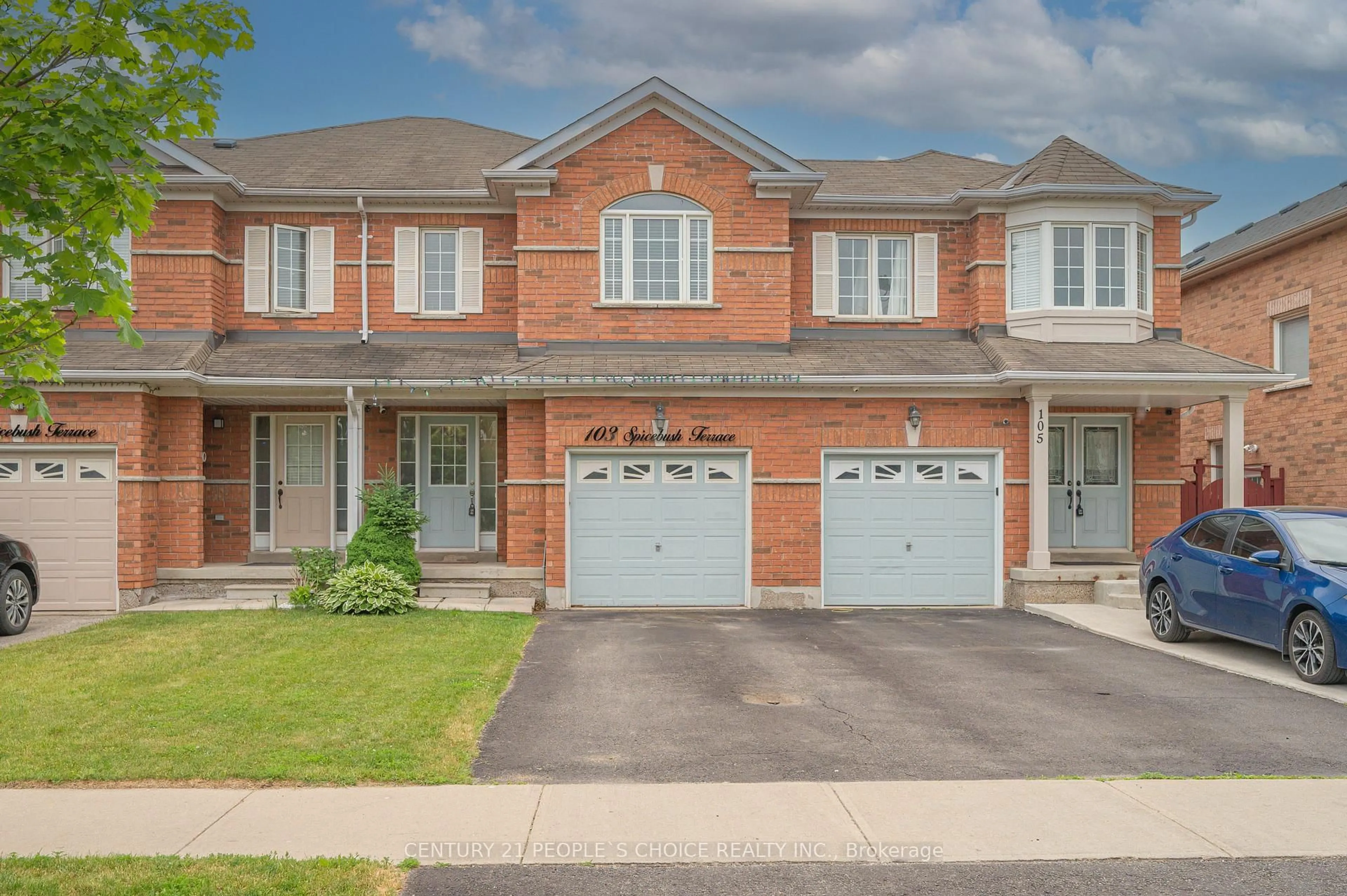 Home with brick exterior material, street for 103 Spicebush Terr, Brampton Ontario L6X 0J6