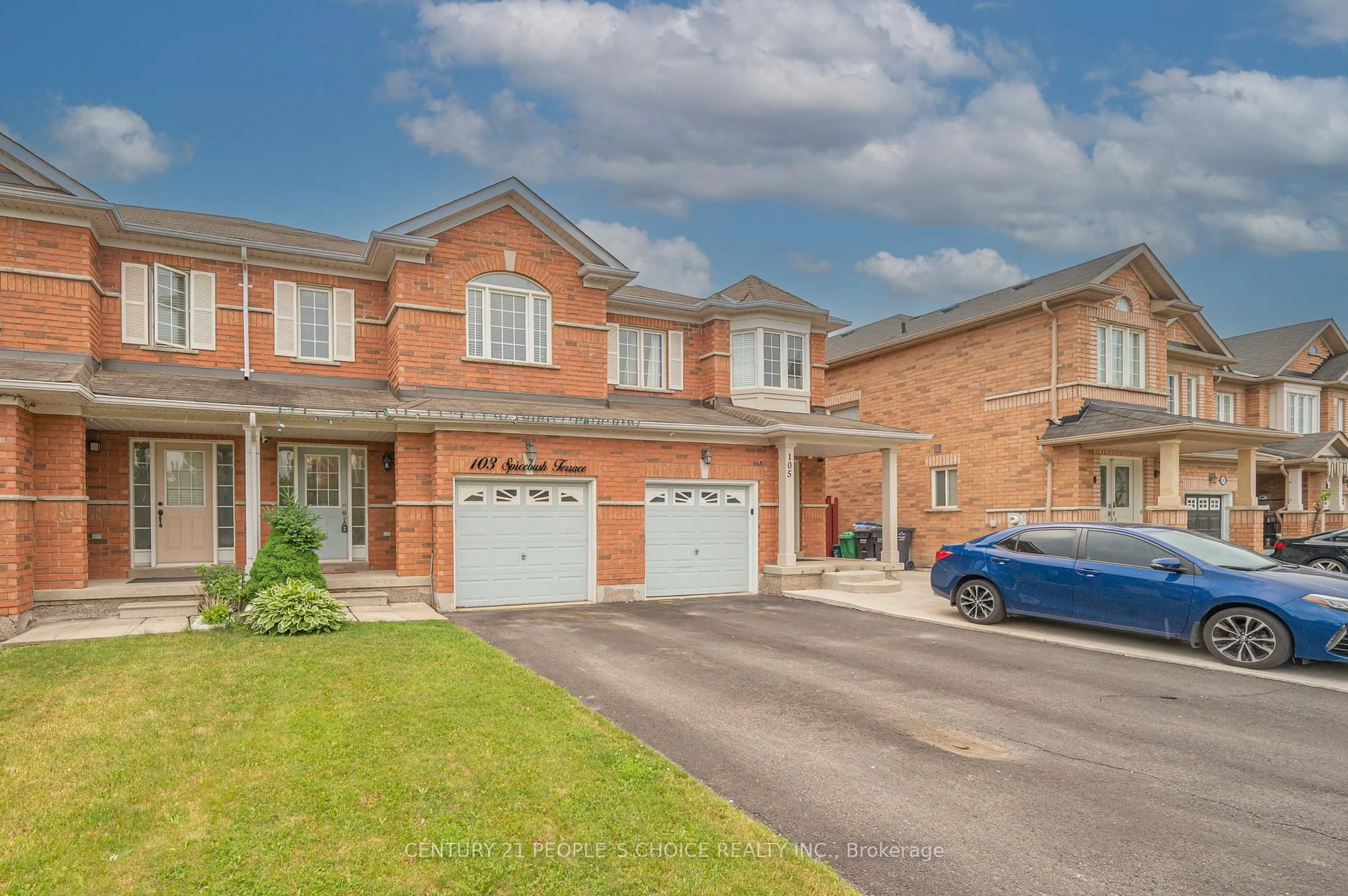 Home with brick exterior material, street for 103 Spicebush Terr, Brampton Ontario L6X 0J6