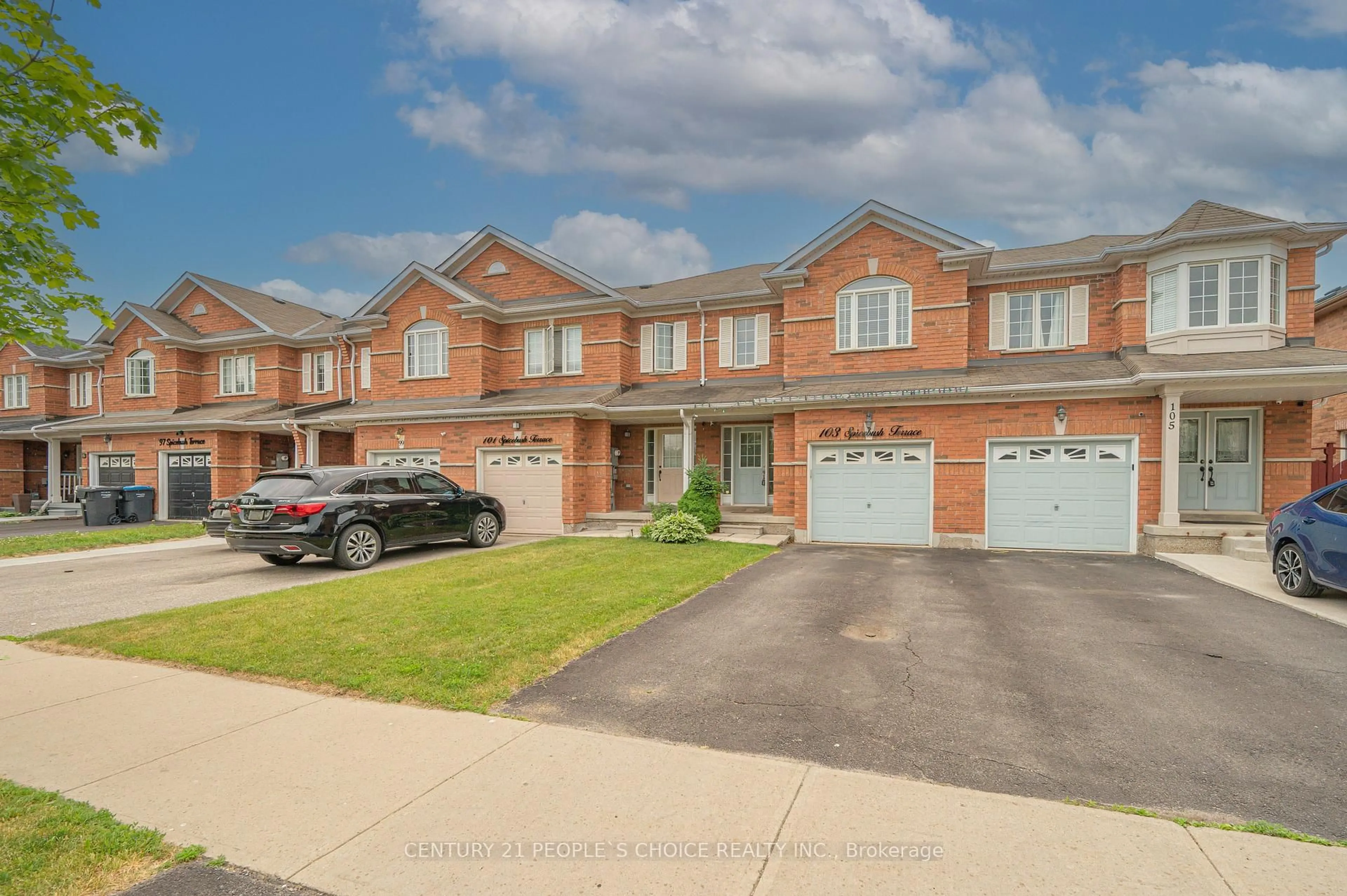 Home with brick exterior material, street for 103 Spicebush Terr, Brampton Ontario L6X 0J6