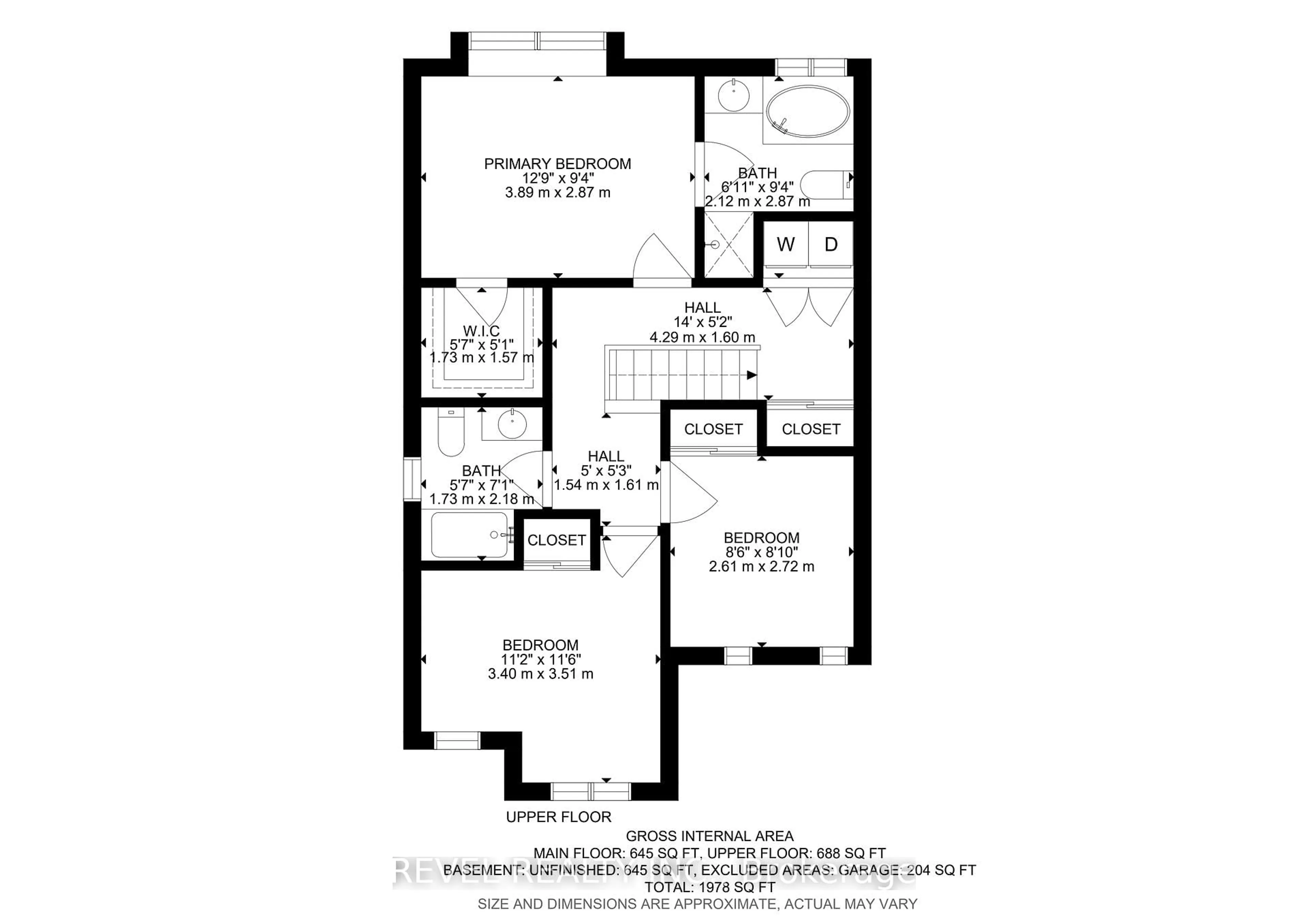 Floor plan for 918 Hepburn Rd, Milton Ontario L9T 0L6