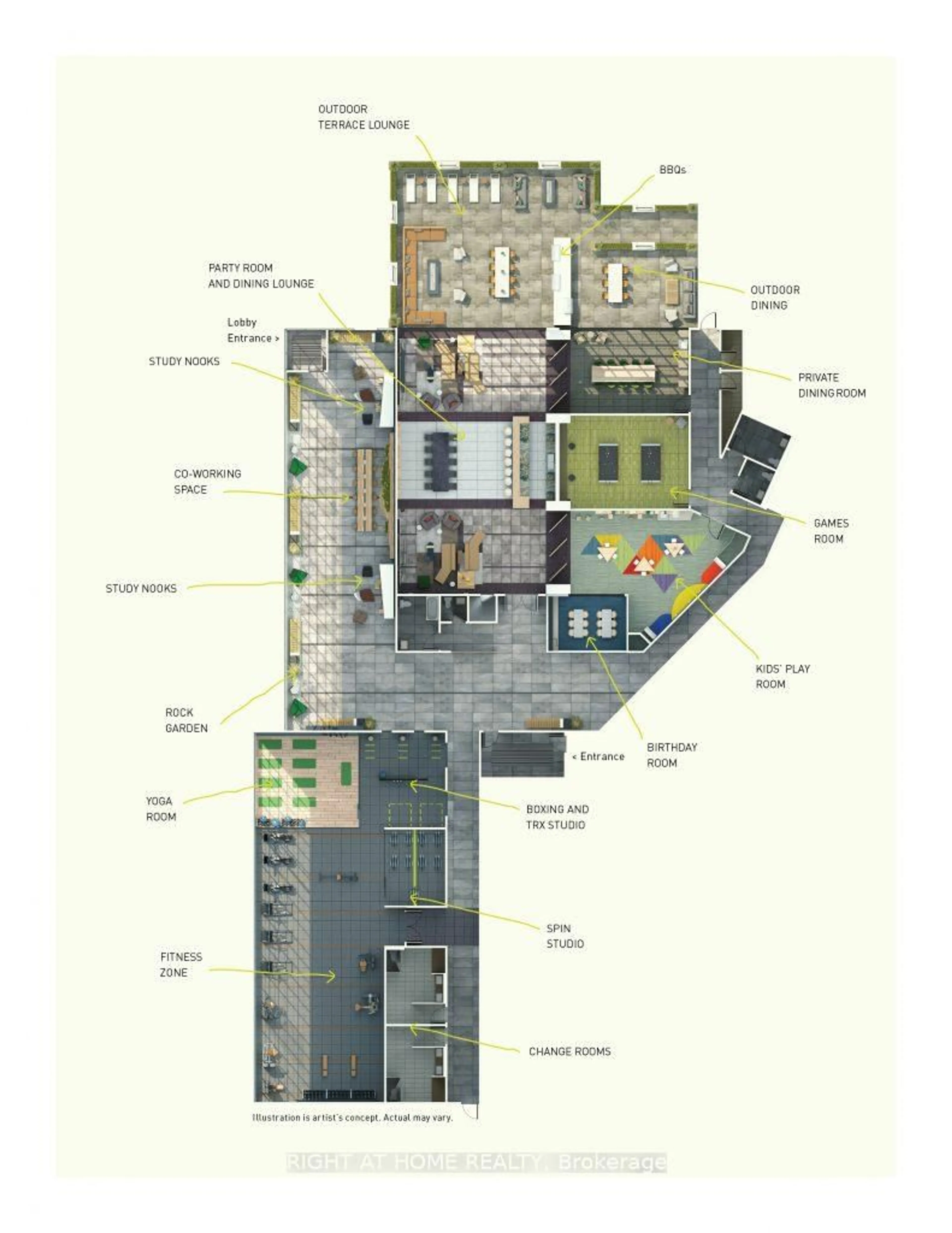 Floor plan for 50 George Butchart Dr #507, Toronto Ontario M3M 2H3